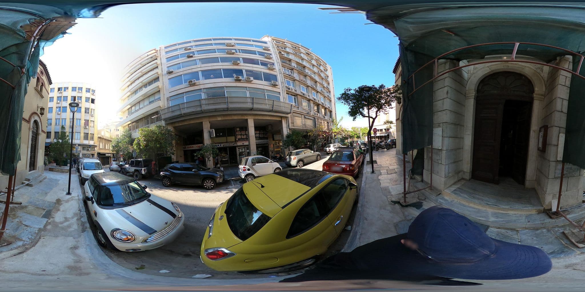 Street view near Kolokotroni Apartment, Athens — © costasl (CC BY-SA · Mapillary)