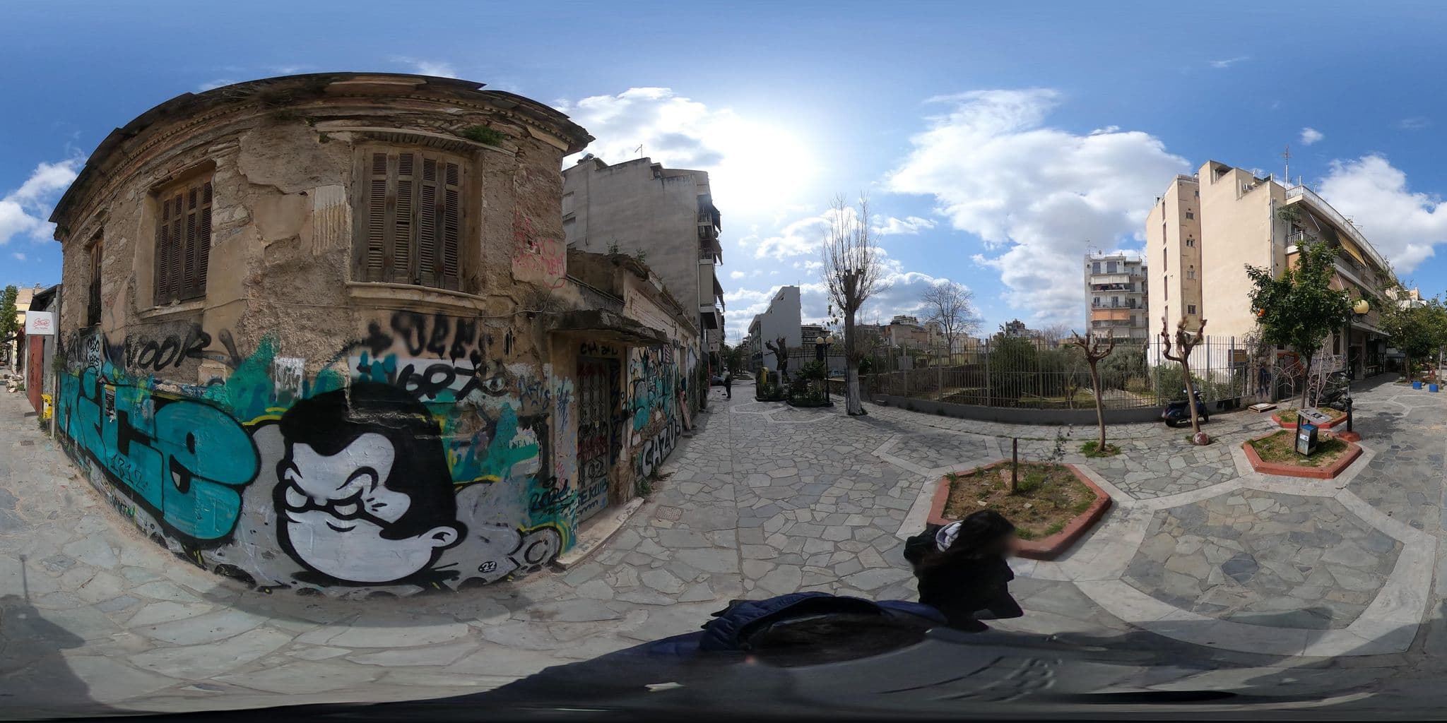 Street view near SunBow Yellow!, Athens — © Elefthkonst (CC BY-SA · Mapillary)