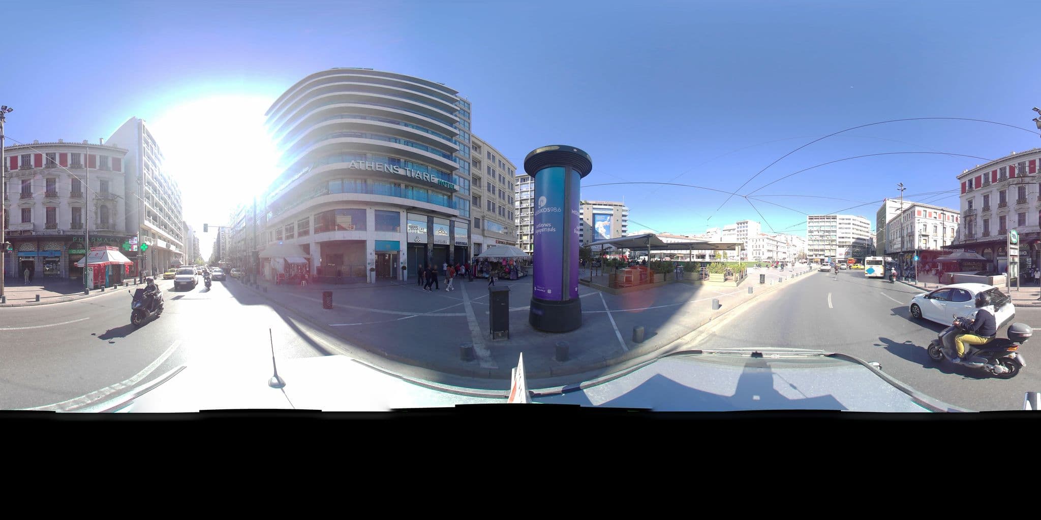 Street view near Grcka, Athens — © zaf3kala (CC BY-SA · Mapillary)