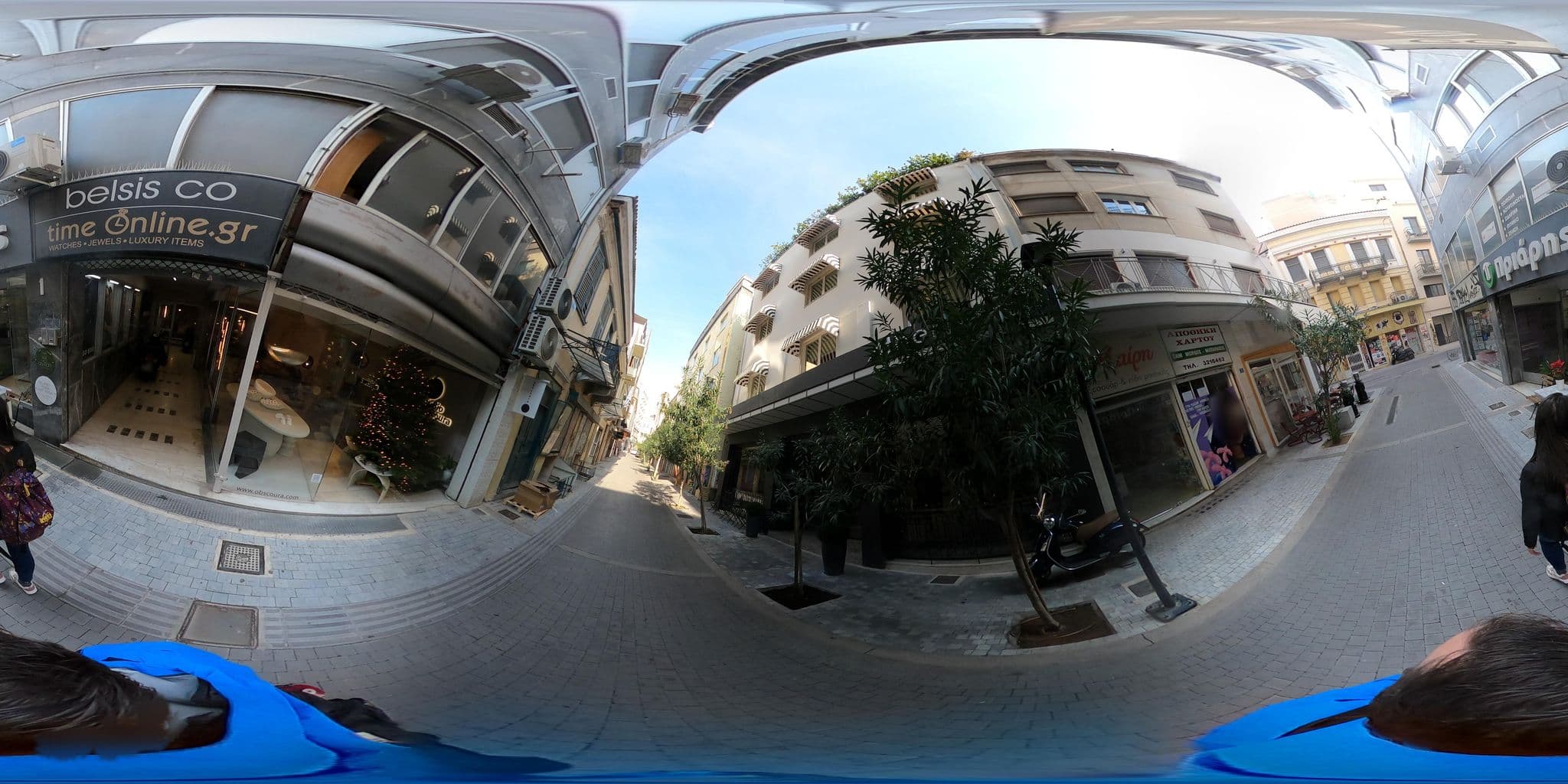 Street view near Nema Hotel Athens, Athens — © thompsondt (CC BY-SA · Mapillary)