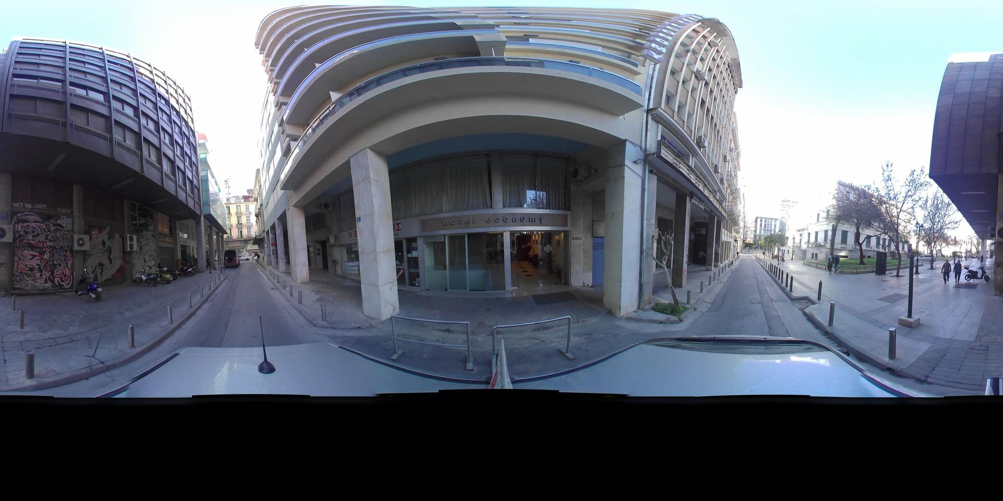 Street view near Fresh Hotel Pool, Athens — © zaf3kala (CC BY-SA · Mapillary)