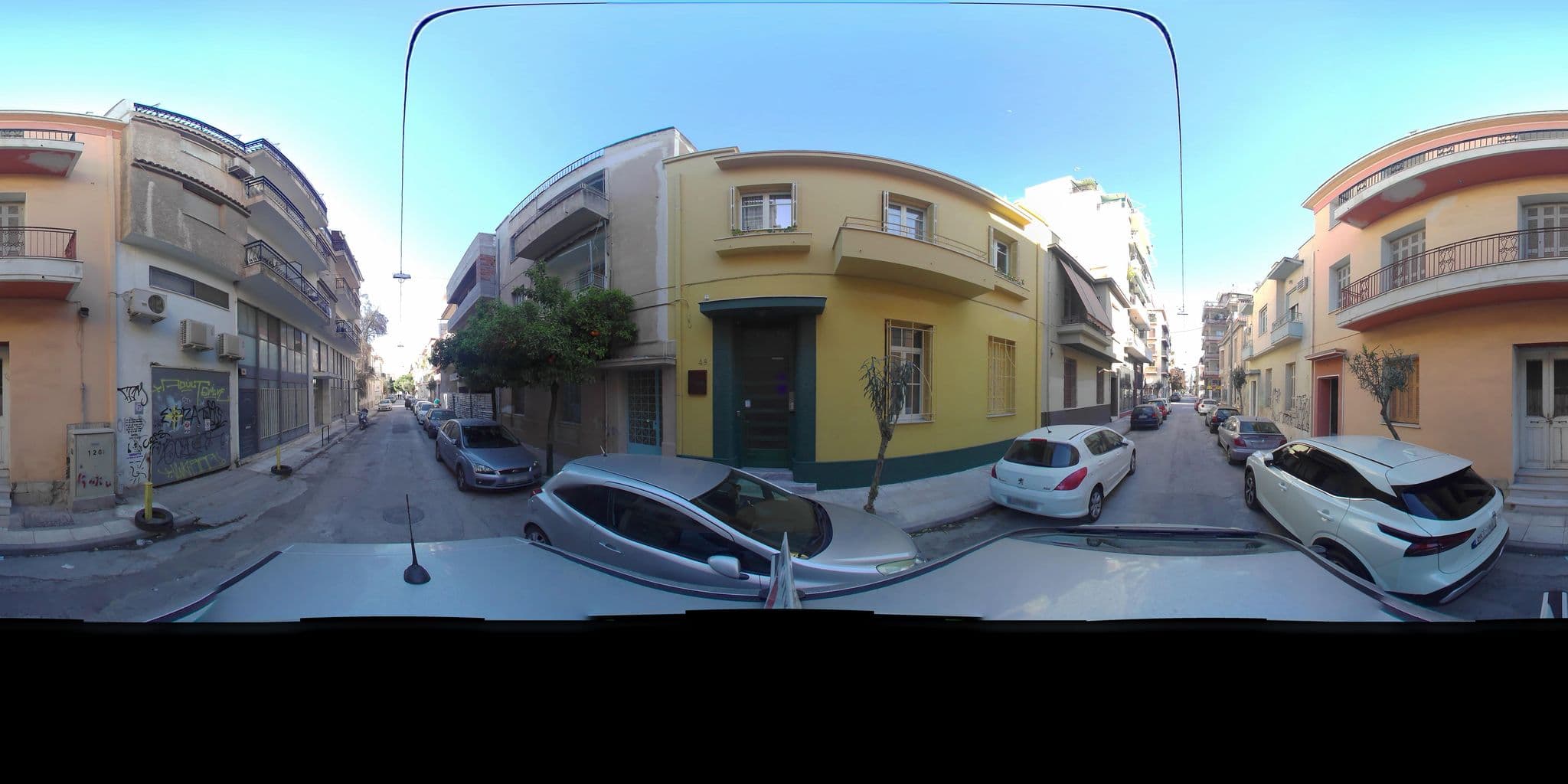 Street view near Keramos Athens, Athens — © zaf3kala (CC BY-SA · Mapillary)
