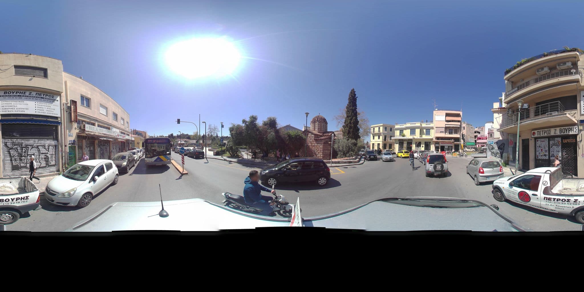 Street view near Andromeda Downtown Suites, Athens — © zaf3kala (CC BY-SA · Mapillary)