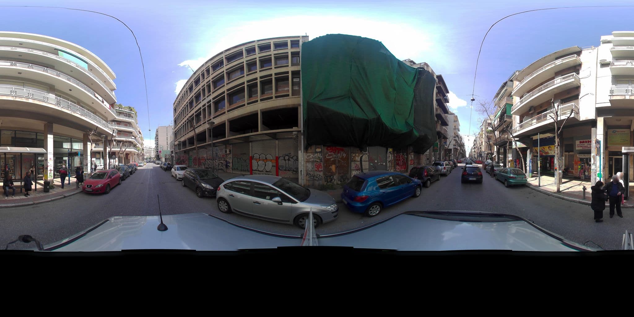 Street view near Hypnos Inn, Athens — © zaf3kala (CC BY-SA · Mapillary)