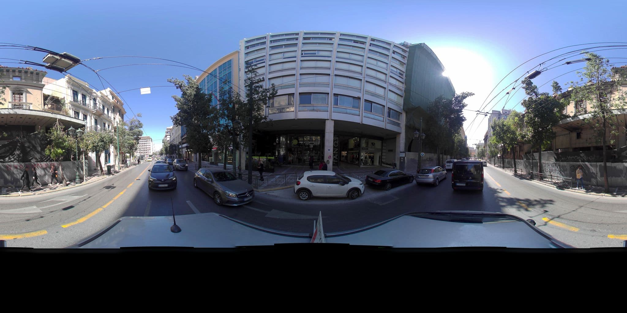 Street view near Best Western Esperia Palace Hotel, Athens — © zaf3kala (CC BY-SA · Mapillary)