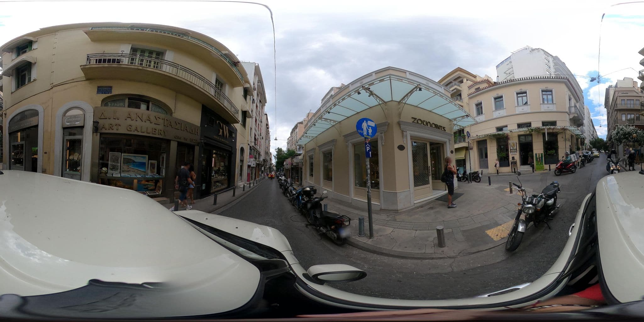 Street view near Dwell-Elegant City Stay, Athens — © KostasPin (CC BY-SA · Mapillary)