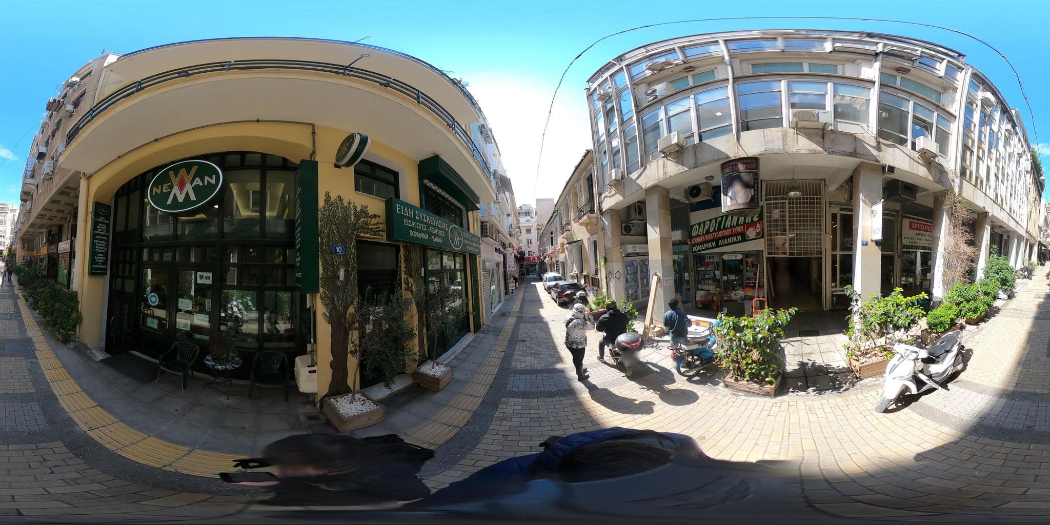 Street view near Thiseos D3, Athens — © alexbartzokas (CC BY-SA · Mapillary)