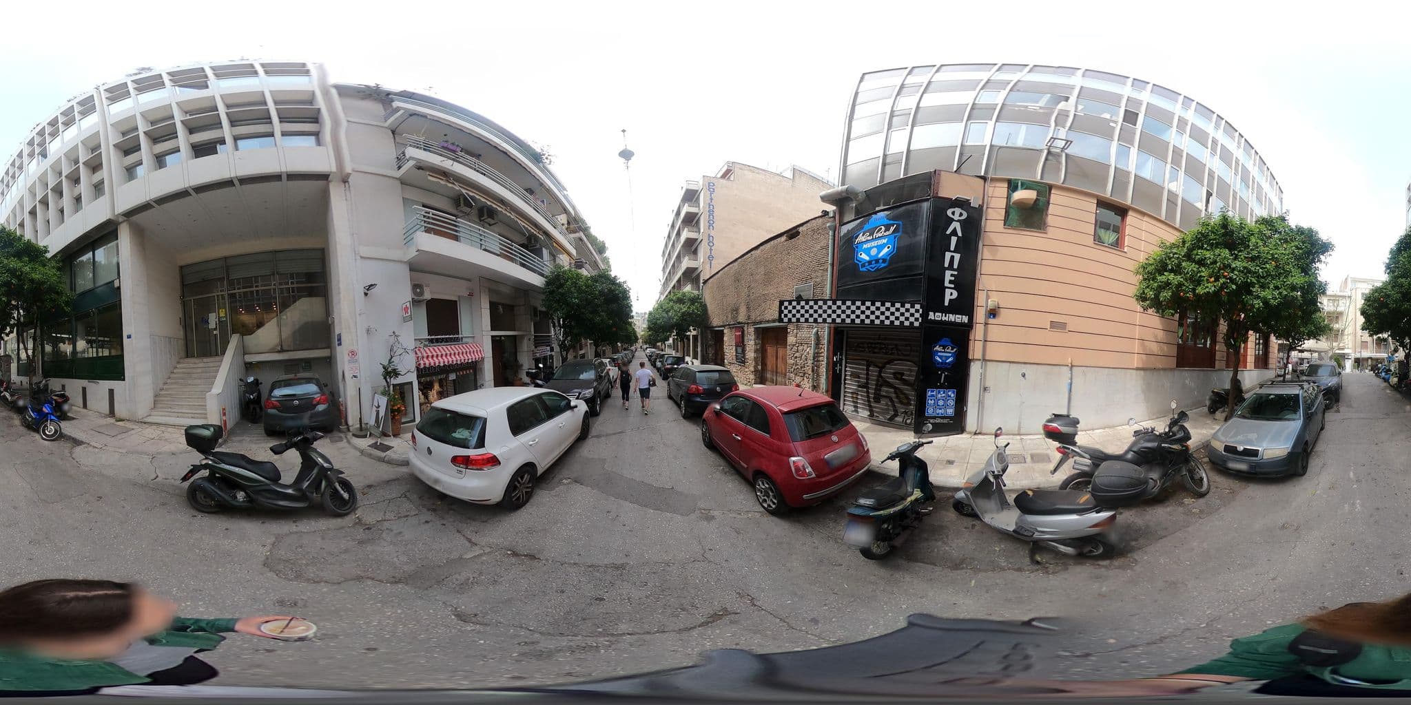 Street view near AthensWas Hotel, Athens — © alexbartzokas (CC BY-SA · Mapillary)