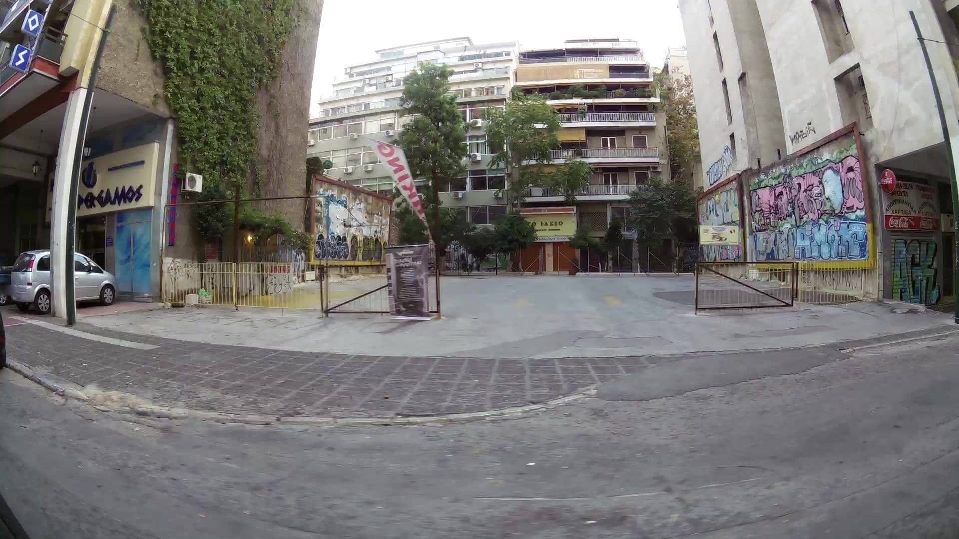 Street view near Aristoteles Hotel, Athens — © kaartcam (CC BY-SA · Mapillary)