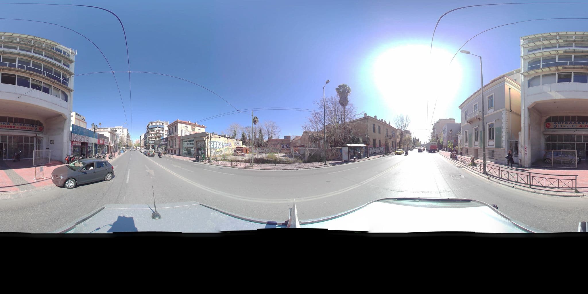 Street view near Eridanus Luxury Art Hotel, Athens — © zaf3kala (CC BY-SA · Mapillary)