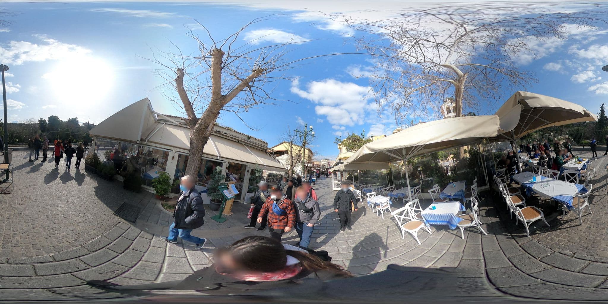 Street view near Suitas, Athens — © Elefthkonst (CC BY-SA · Mapillary)
