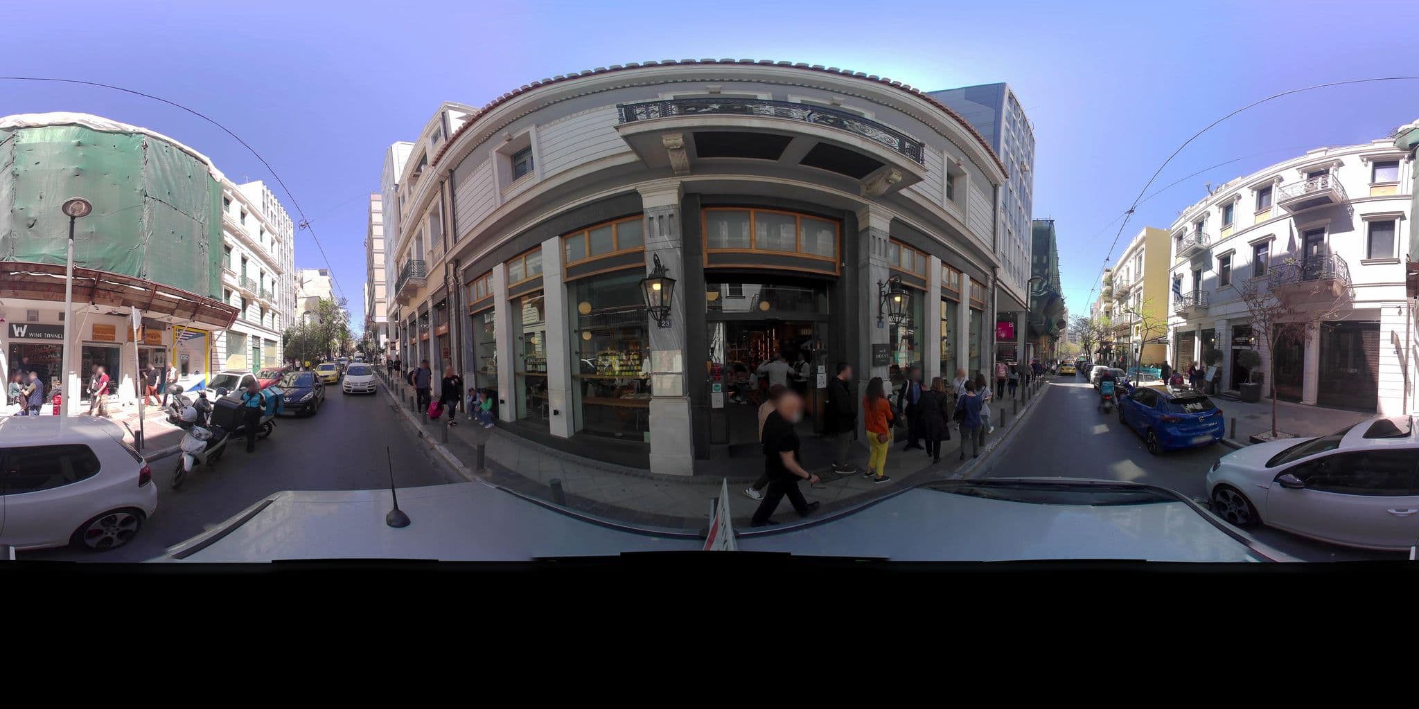 Street view near ERGON House Hotel, Athens — © zaf3kala (CC BY-SA · Mapillary)