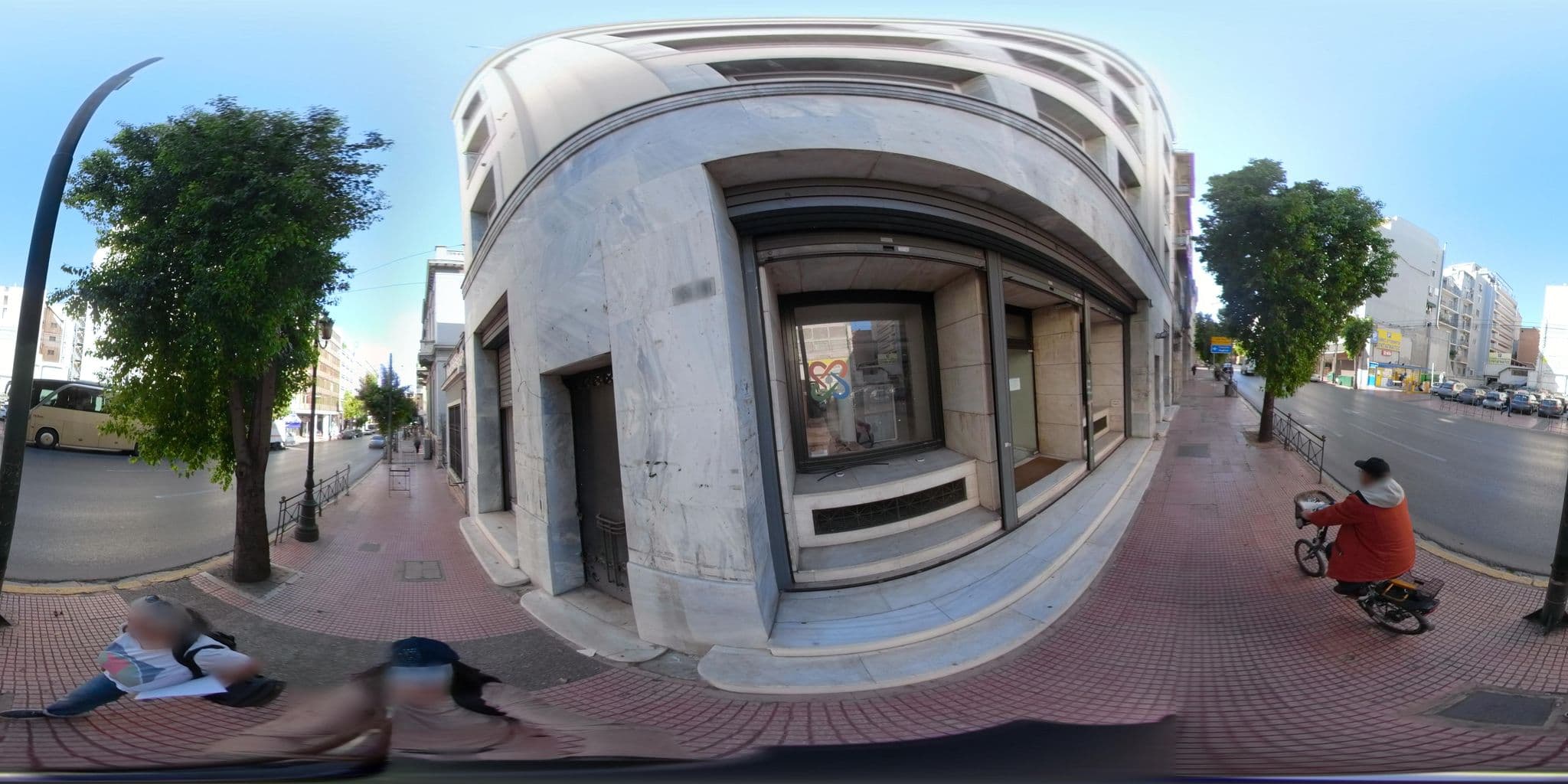 Street view near The Athenians, Athens — © Vagelis (CC BY-SA · Mapillary)