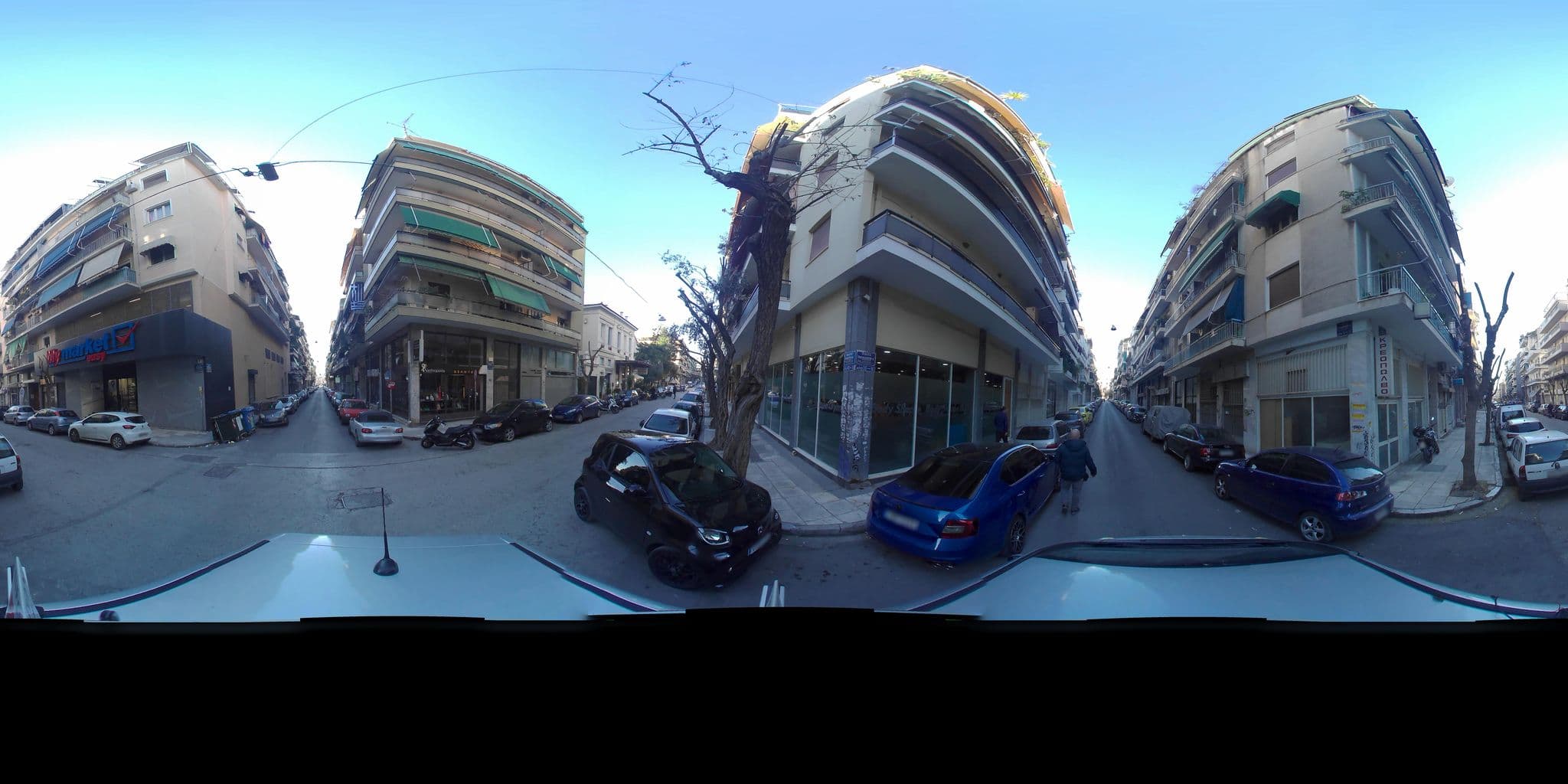 Street view near Πυθαγορειον Ξενοδοχειο, Athens — © zaf3kala (CC BY-SA · Mapillary)