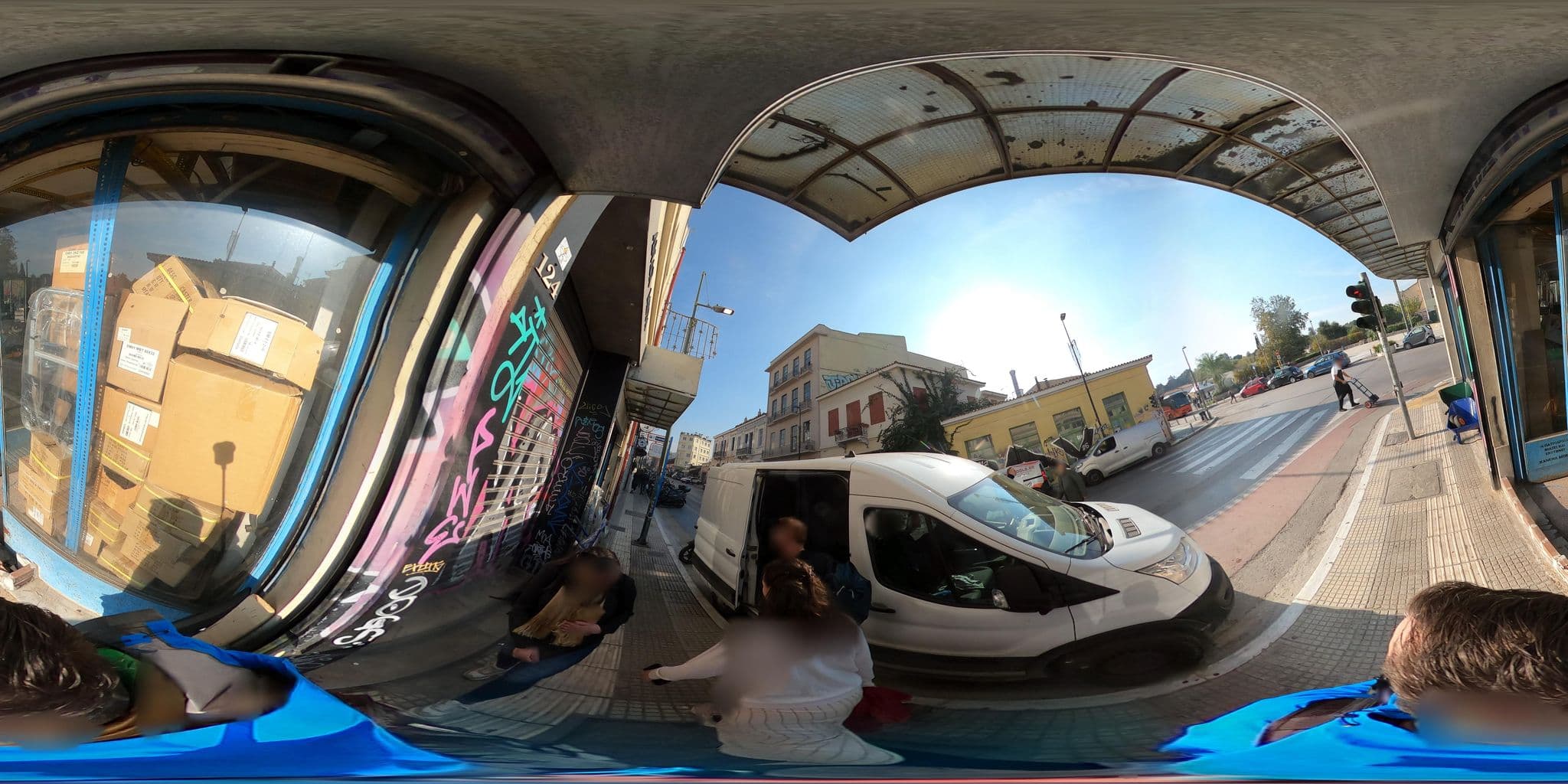 Street view near Mira Me Athens, Athens — © thompsondt (CC BY-SA · Mapillary)