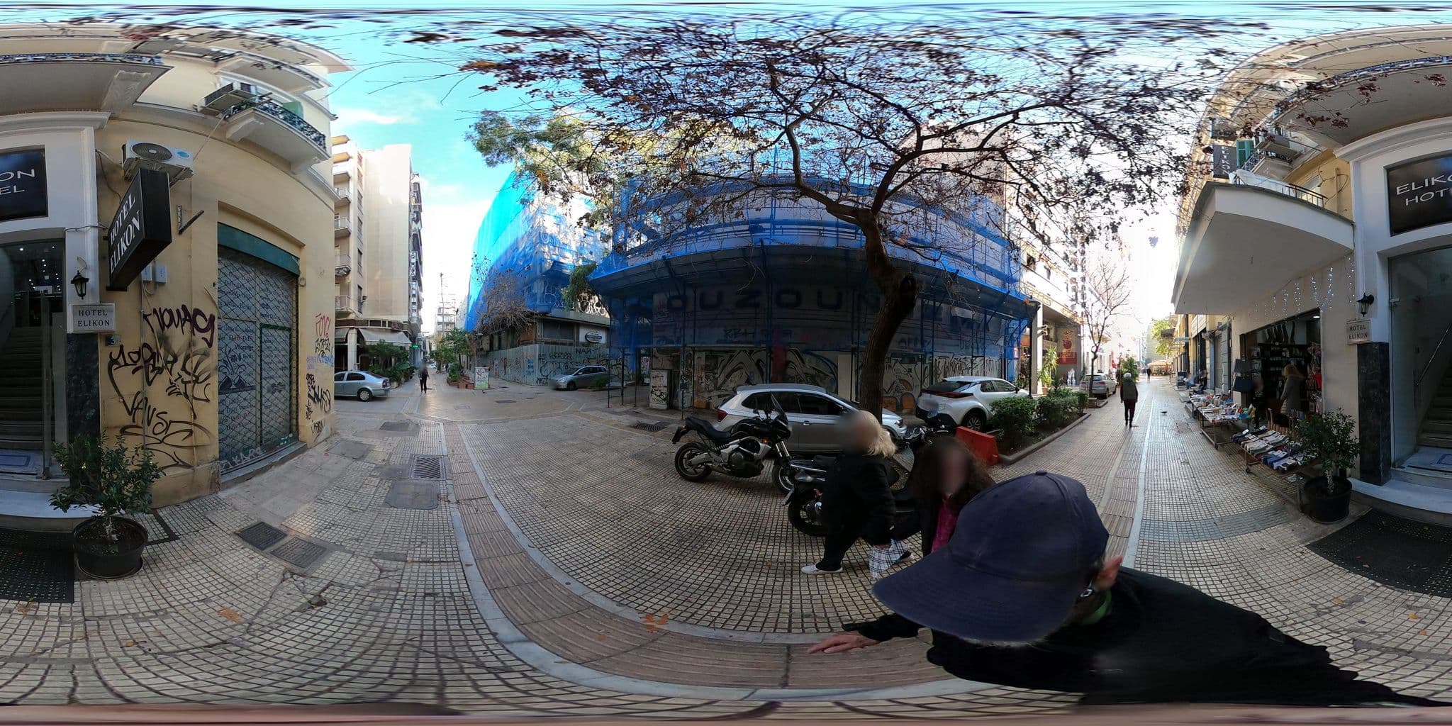 Street view near Alma Hotel Athens, Athens — © costasl (CC BY-SA · Mapillary)