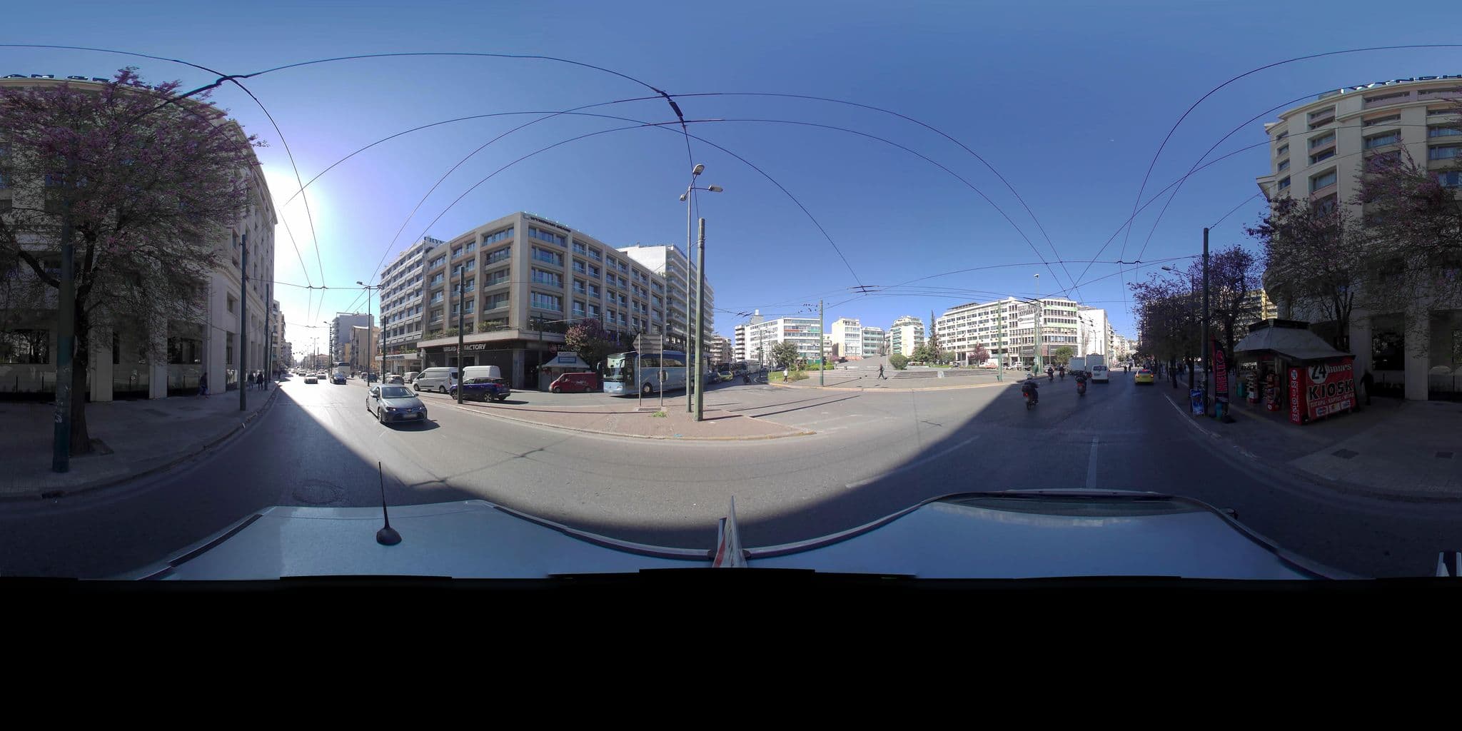 Street view near Wyndham Rooftop Terrace, Athens — © zaf3kala (CC BY-SA · Mapillary)