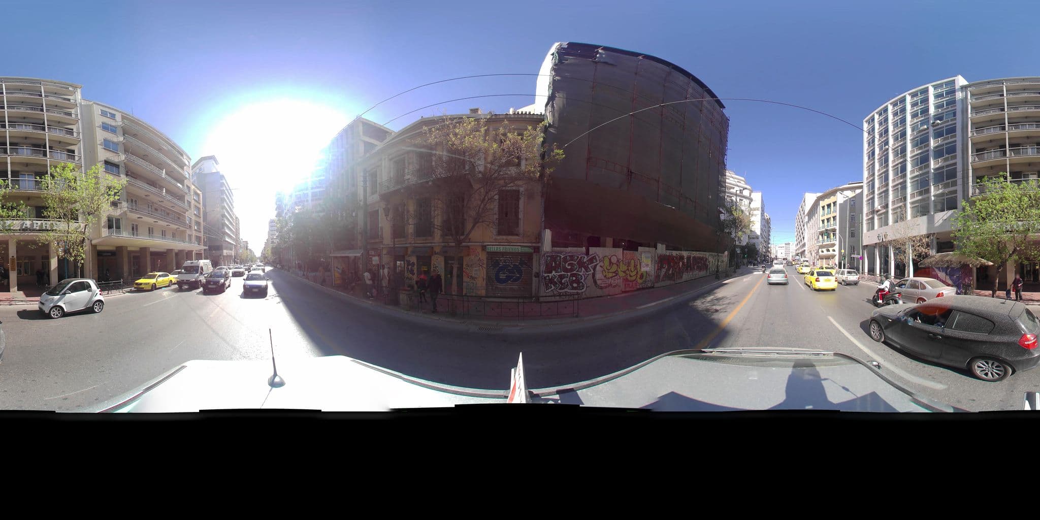 Street view near Ξενοδοχείο Άρης Αθήνα, Athens — © zaf3kala (CC BY-SA · Mapillary)