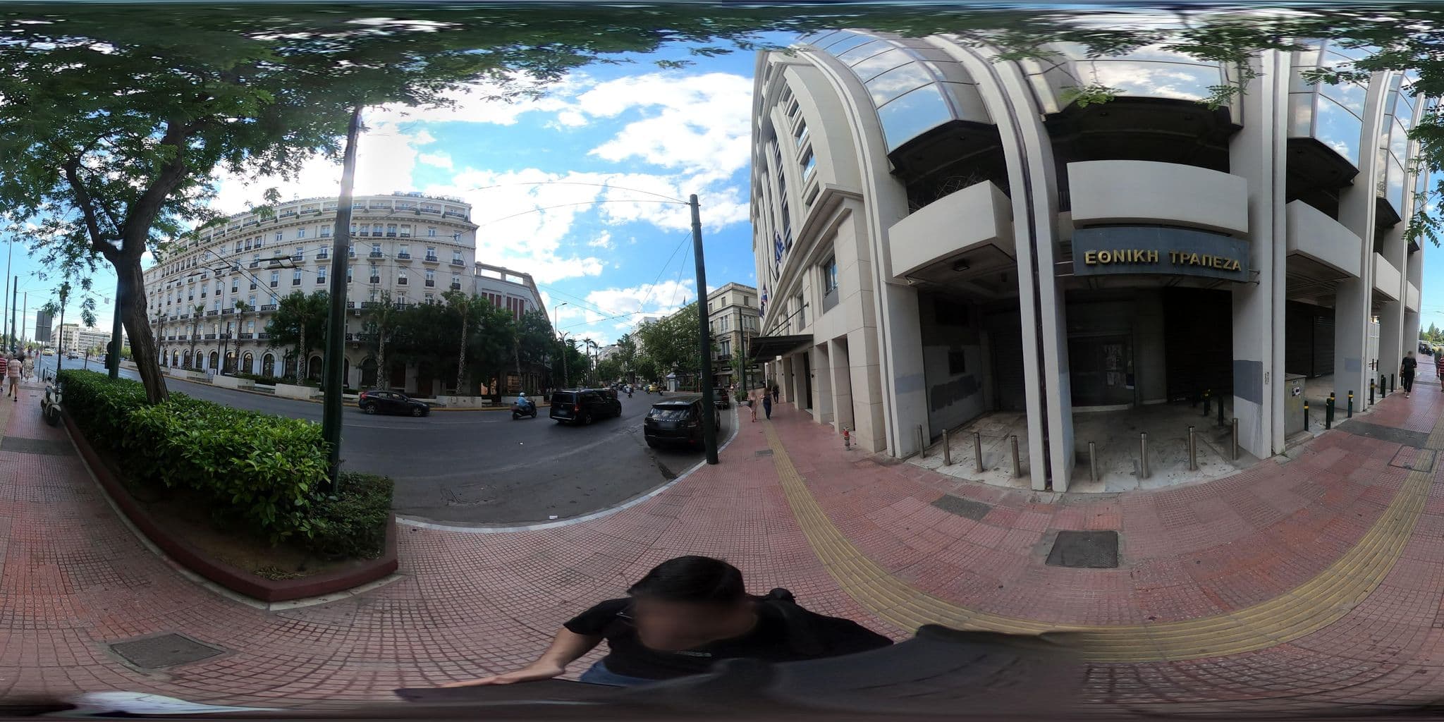 Street view near Athens Capital Center Rooftop Pool, Athens — © alexbartzokas (CC BY-SA · Mapillary)