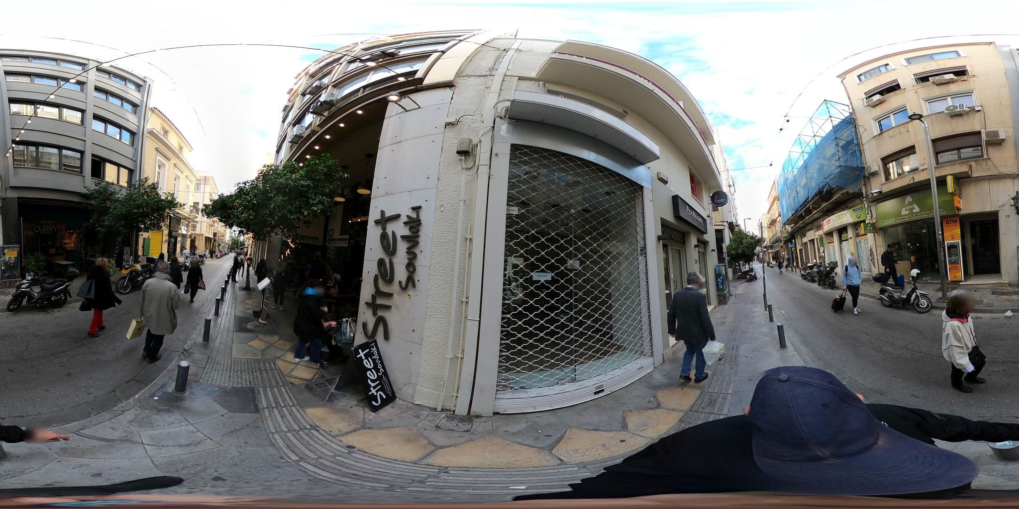 Street view near Heritage Boutique Apartments, Athens — © costasl (CC BY-SA · Mapillary)