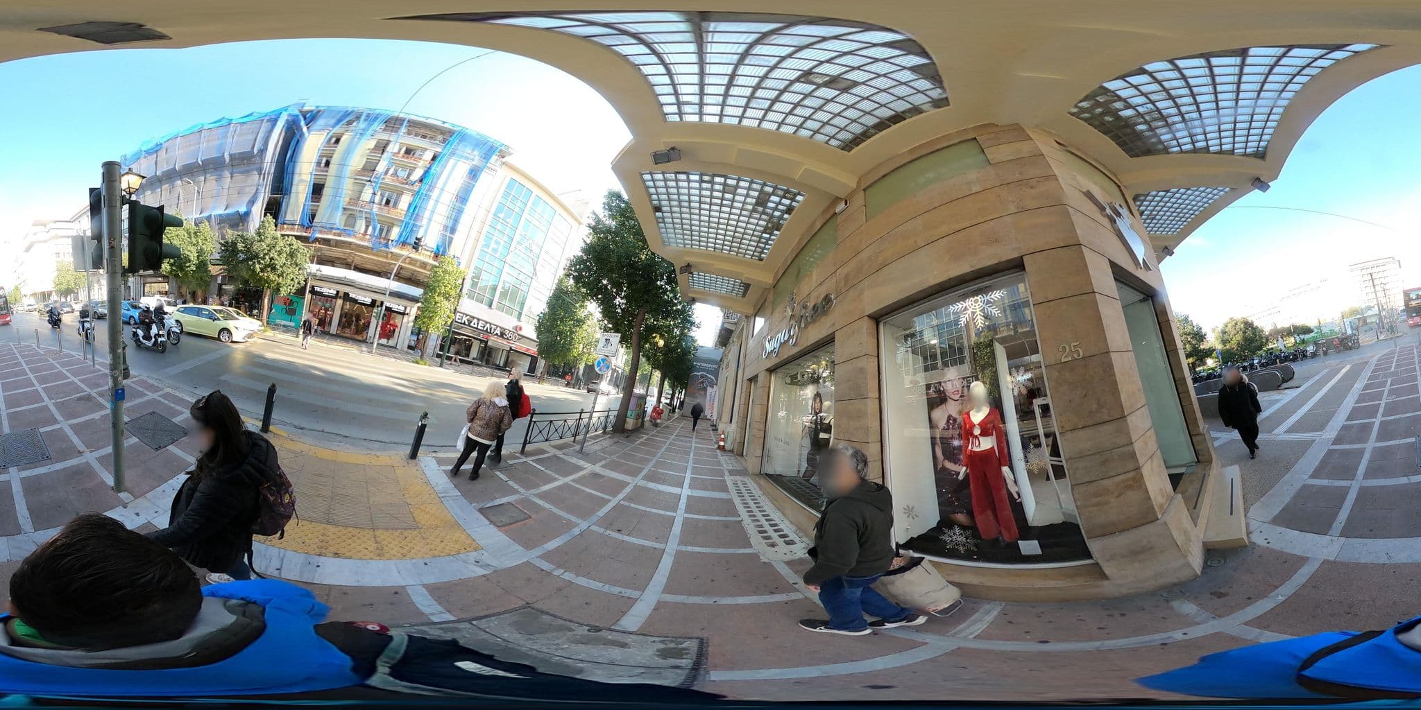 Street view near Central Athens Loft, Athens — © thompsondt (CC BY-SA · Mapillary)