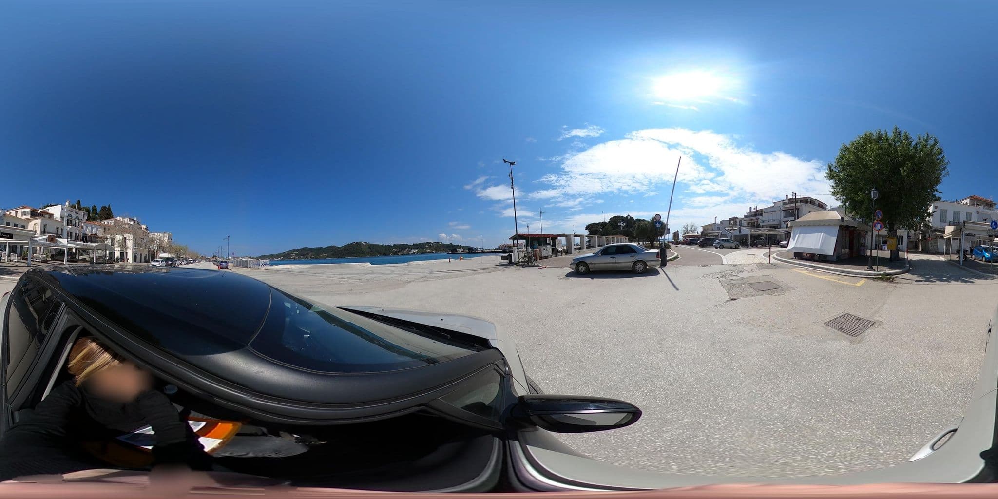Street view near Αμαλθεια Studios, Skiáthos — © VMConsulting (CC BY-SA · Mapillary)