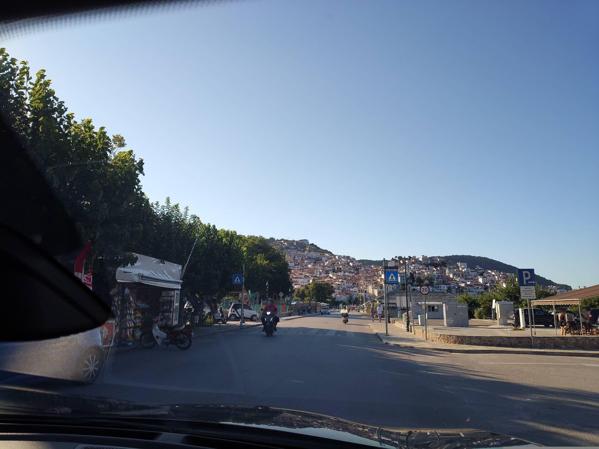 Street view near Hotel Eleni, Skópelos — © majovajo (CC BY-SA · Mapillary)