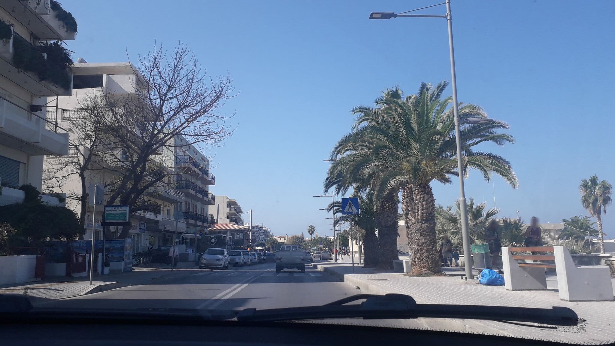 Street view near Blue Sky appartments, Rethymno — © jte (CC BY-SA · Mapillary)