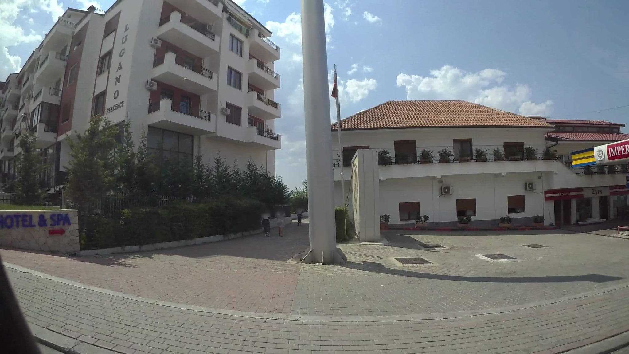 Street view near Imperium Hotel, Tirana