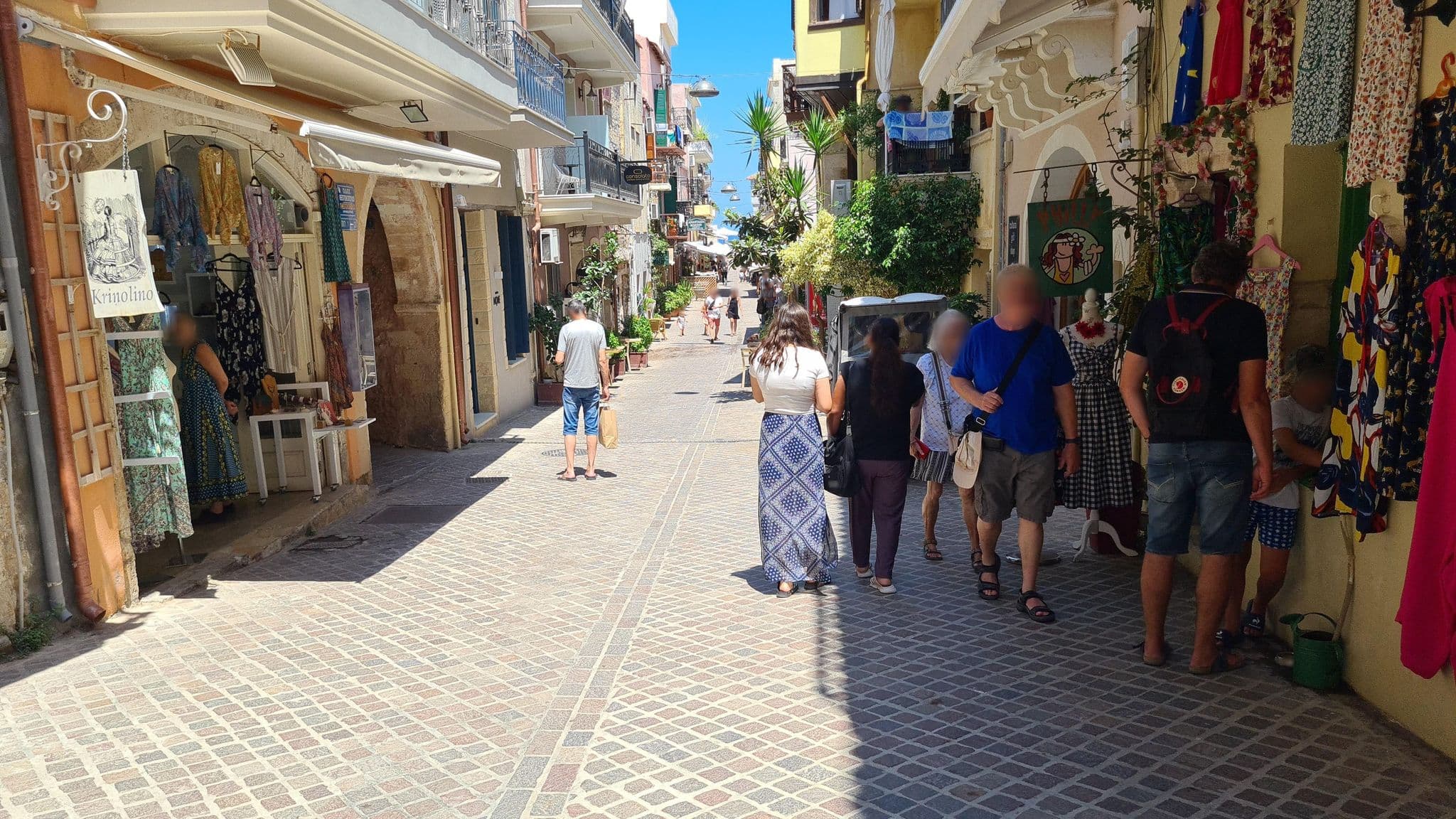 Street view near Consolato Boutique Suites, Chaniá — © dsmm (CC BY-SA · Mapillary)