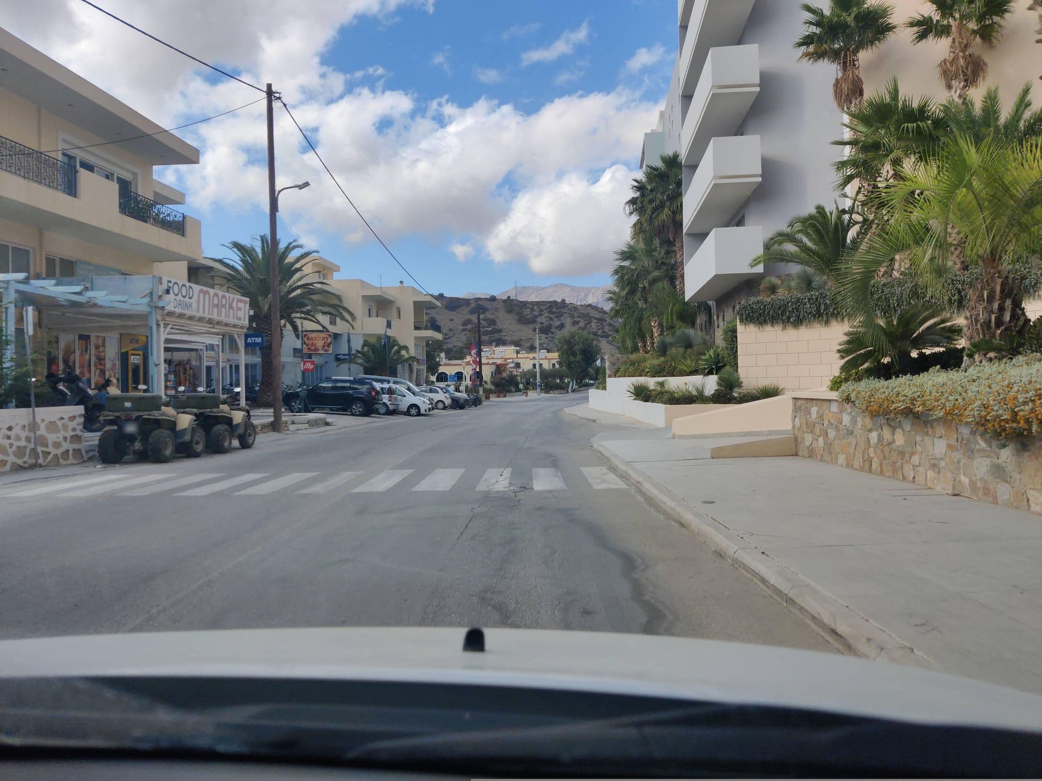 Street view near Kostantinos Palace Pool, Karpathos — © kietlak (CC BY-SA · Mapillary)