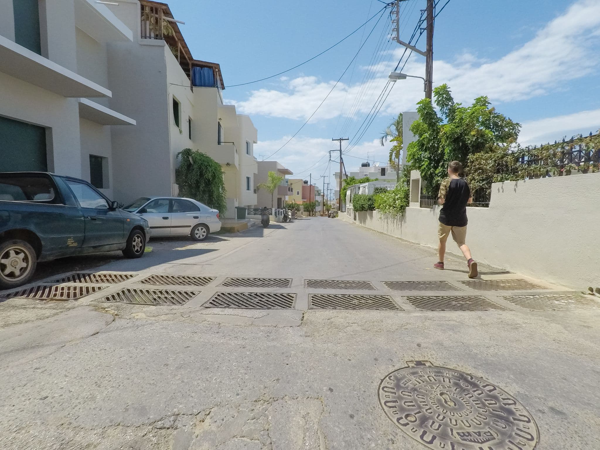 Street view near Kristalli Apts, Mália — © esario (CC BY-SA · Mapillary)