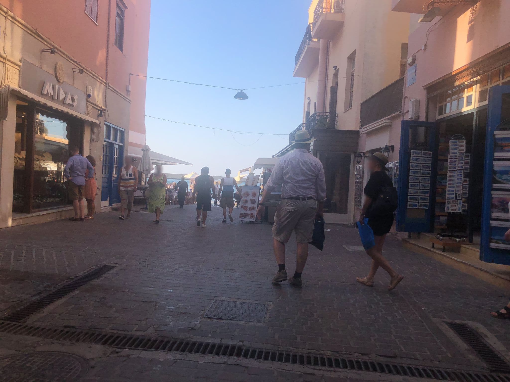 Street view near Elia Palatino, Chaniá — © rikkekofoed (CC BY-SA · Mapillary)