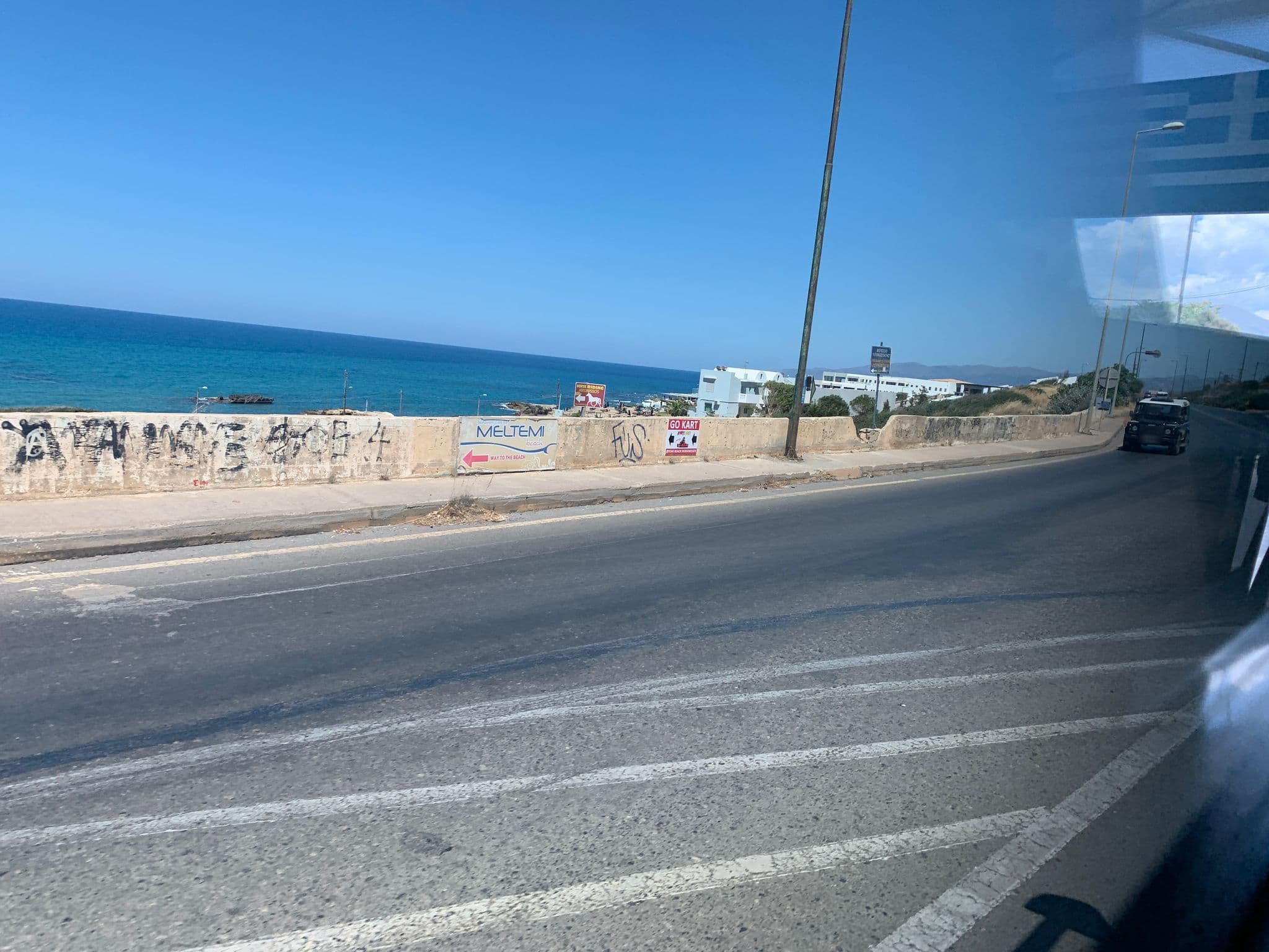Street view near Blue Island Hotel - Μαριαννα, Stalís — © chicc0 (CC BY-SA · Mapillary)