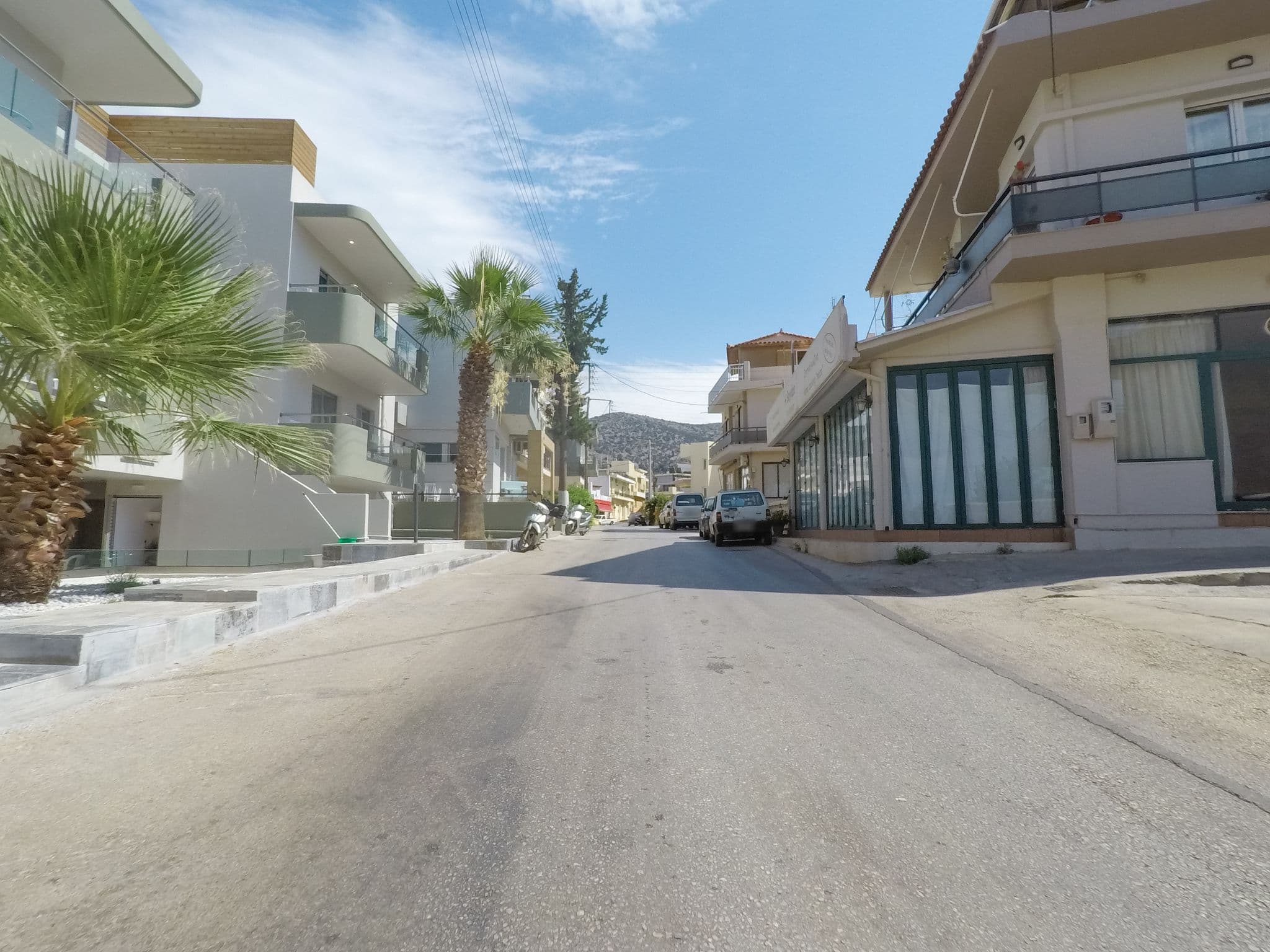 Street view near Dimitris Studios, Mália — © esario (CC BY-SA · Mapillary)