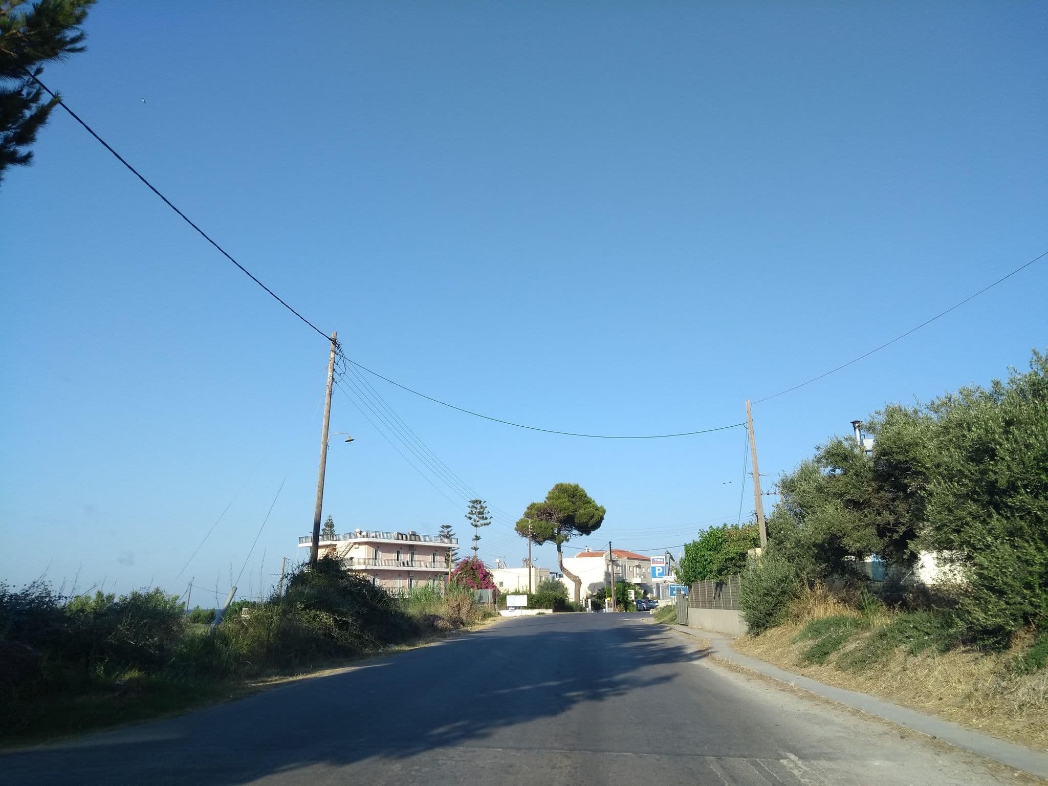 Street view near Akrogiali aparts, Kalýves — © thetornado76 (CC BY-SA · Mapillary)