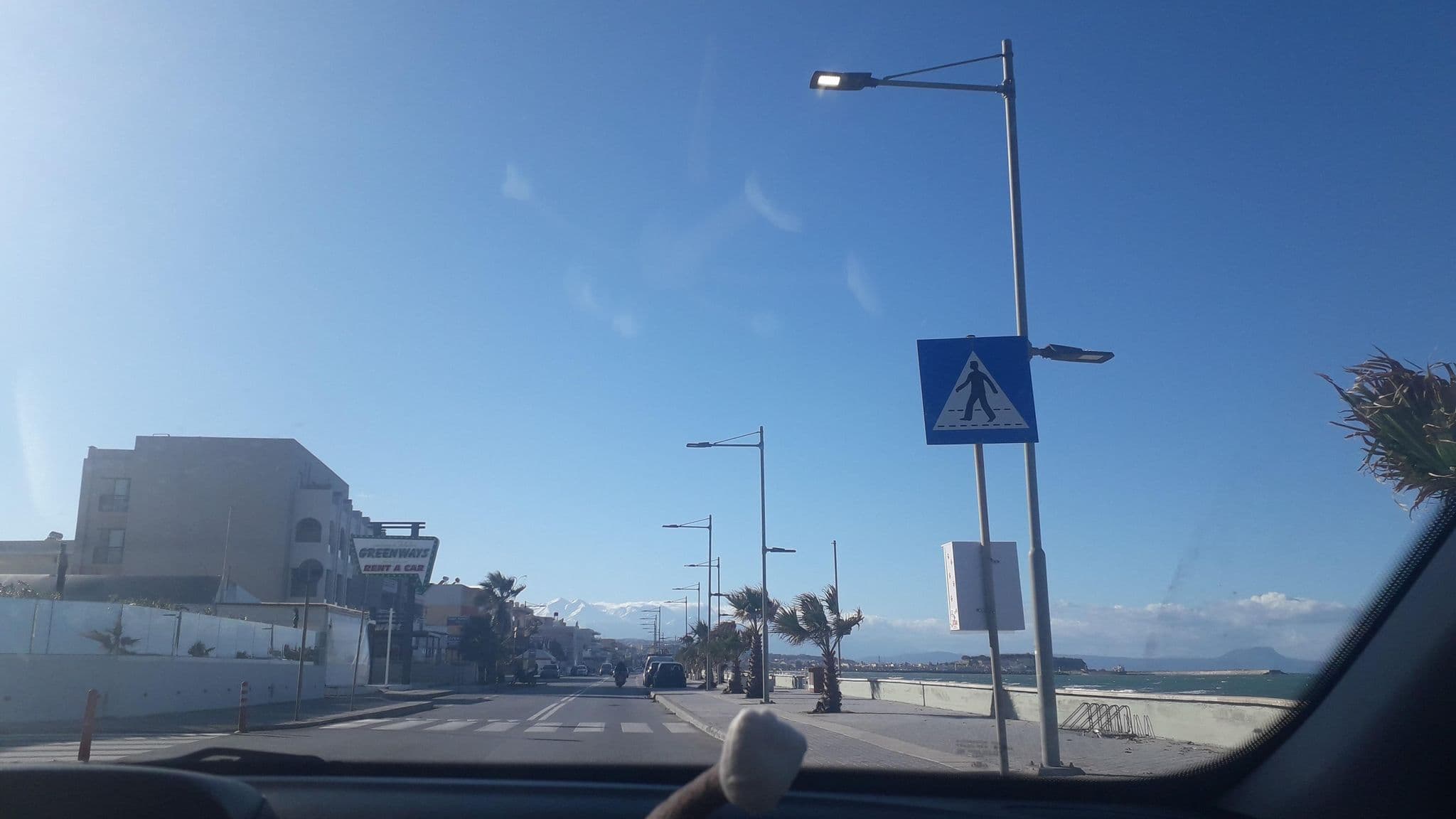 Street view near Flisvos Beach Hotel, Rethymno — © jte (CC BY-SA · Mapillary)