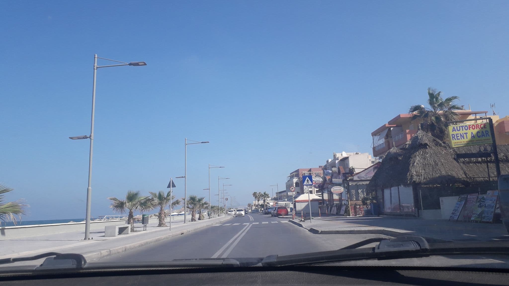 Street view near Blue Sky appartments, Rethymno — © jte (CC BY-SA · Mapillary)