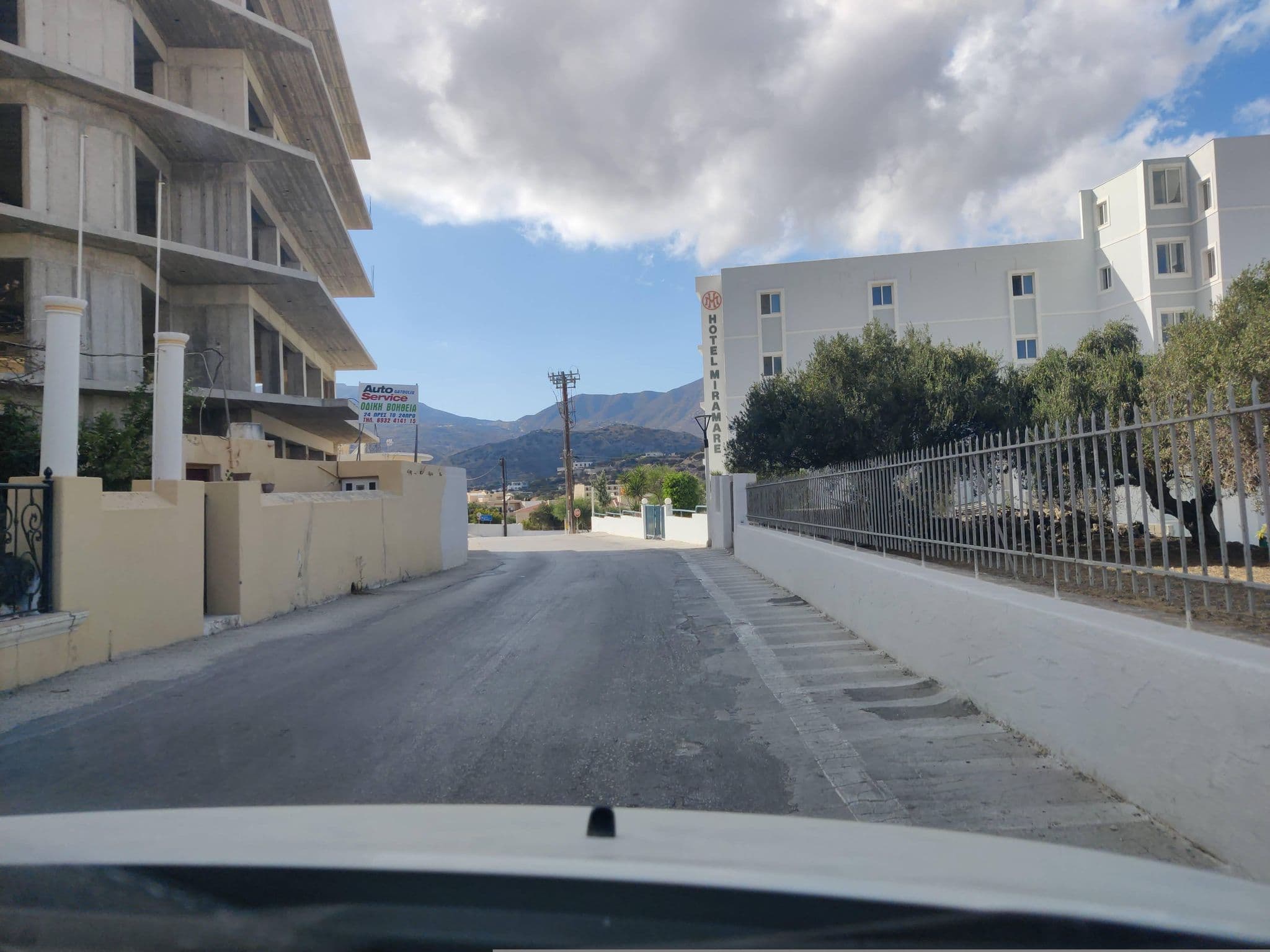 Street view near Astron Princess Hotel, Karpathos — © kietlak (CC BY-SA · Mapillary)