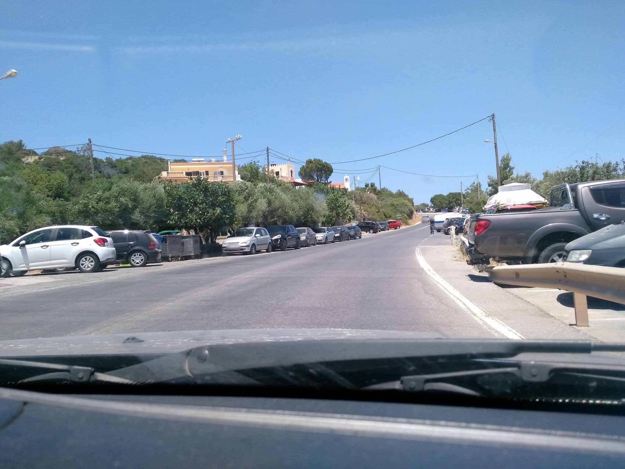Street view near Ammoudara Beach Hotel, Ágios Nikólaos — © grkpete (CC BY-SA · Mapillary)