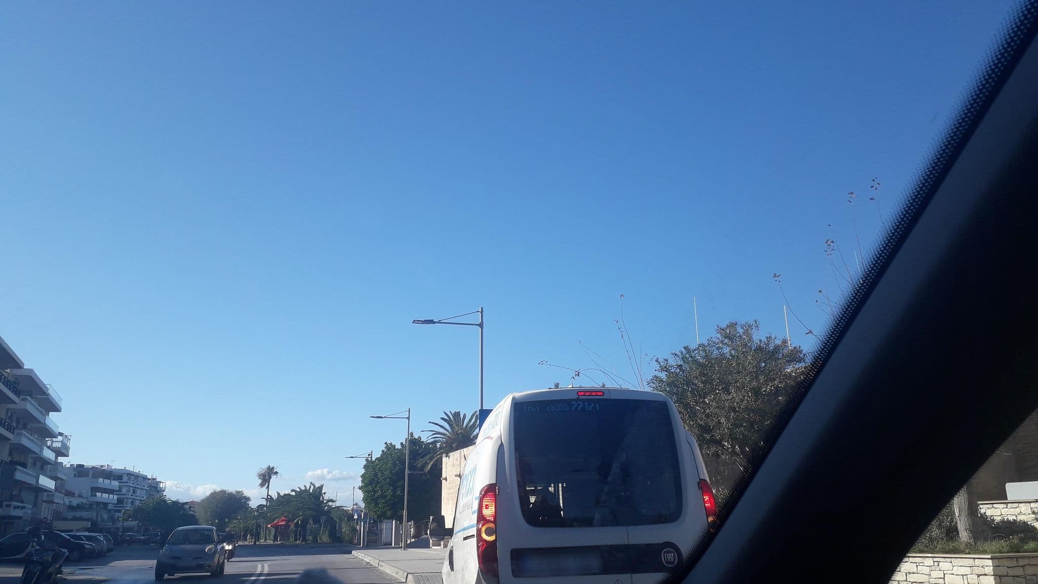 Street view near aqua marina, Rethymno — © jte (CC BY-SA · Mapillary)