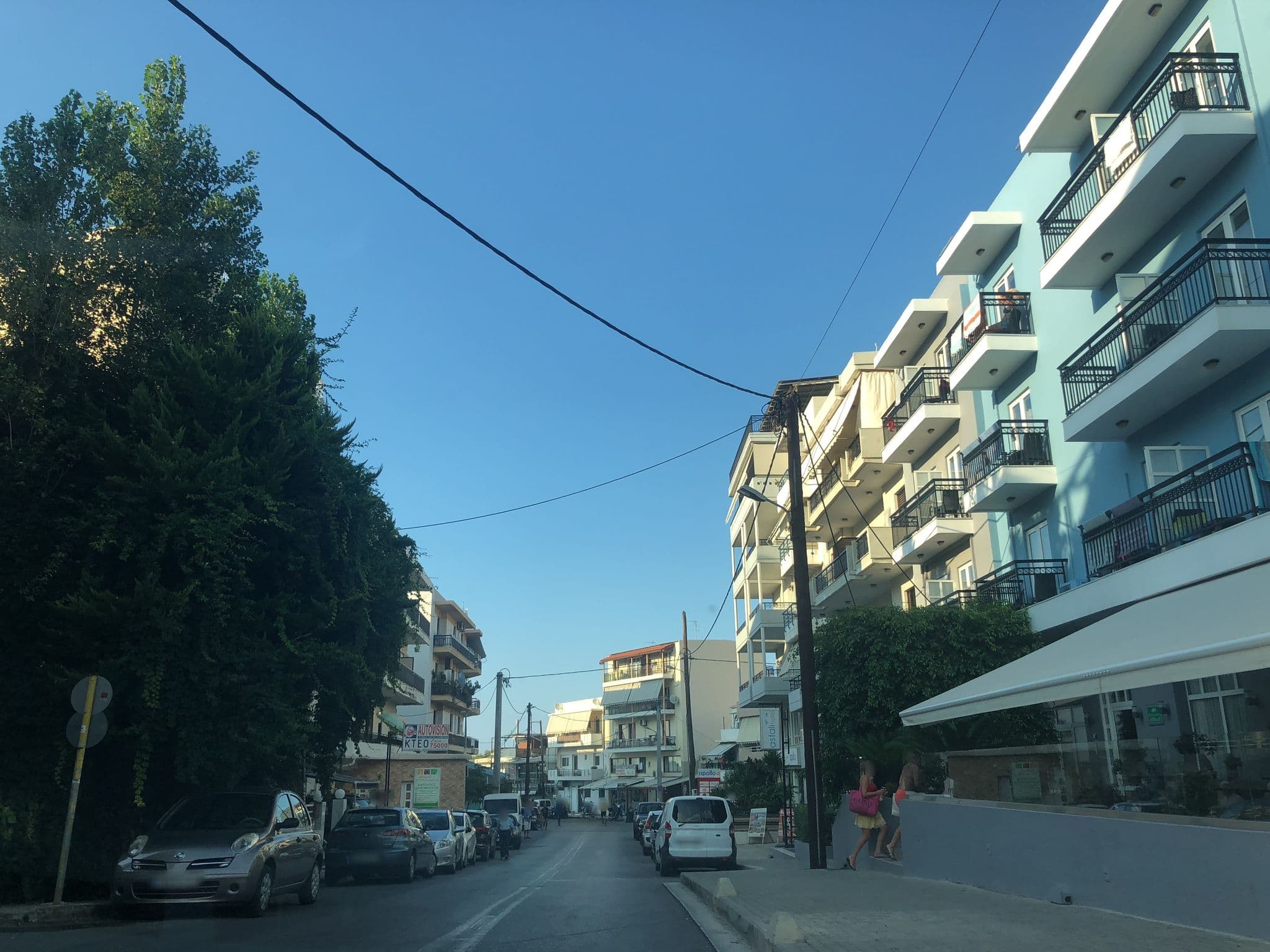 Street view near Kalithea Studios, Rethymno — © rikkekofoed (CC BY-SA · Mapillary)