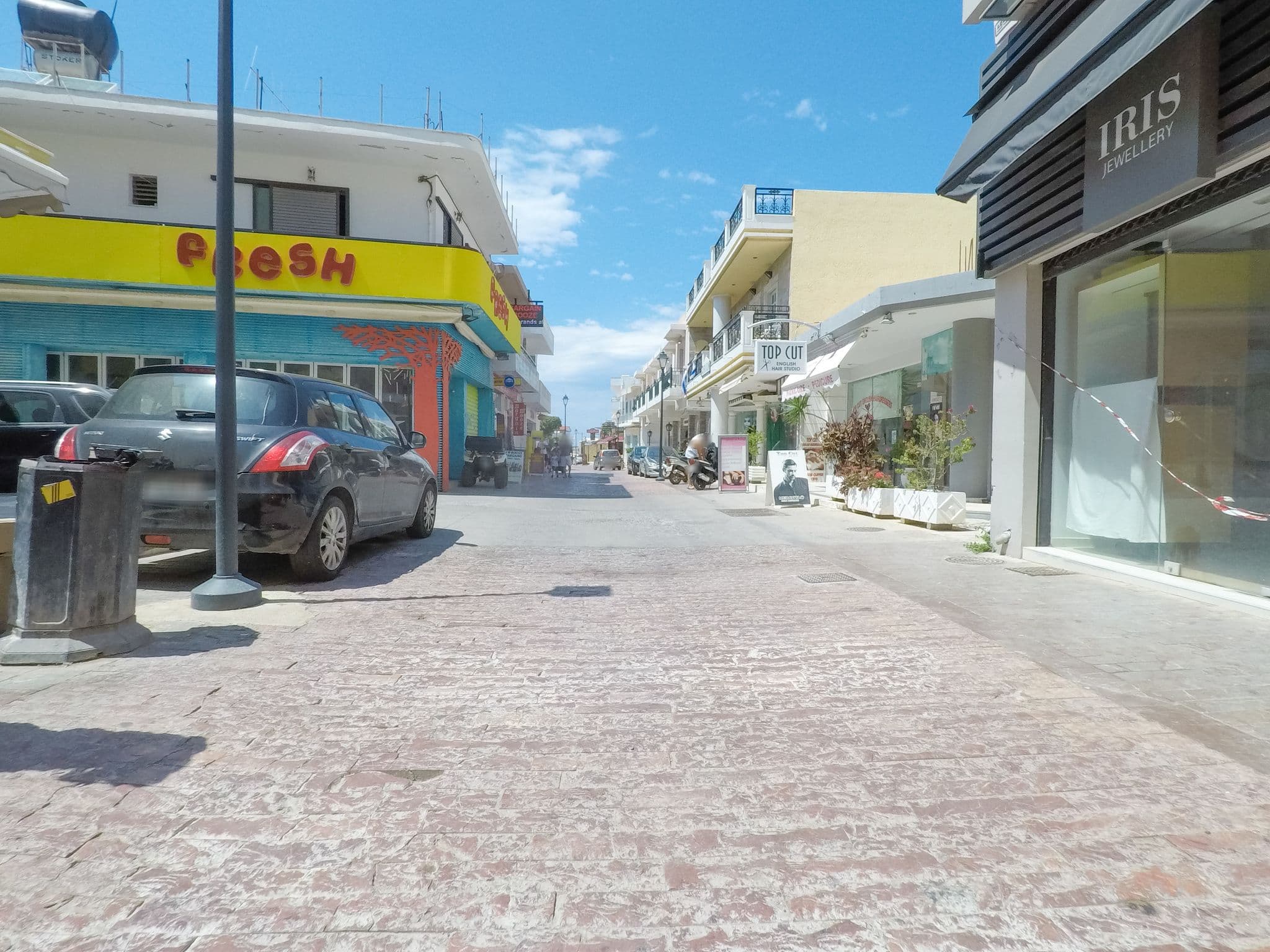 Street view near Orion Aparments, Mália — © esario (CC BY-SA · Mapillary)