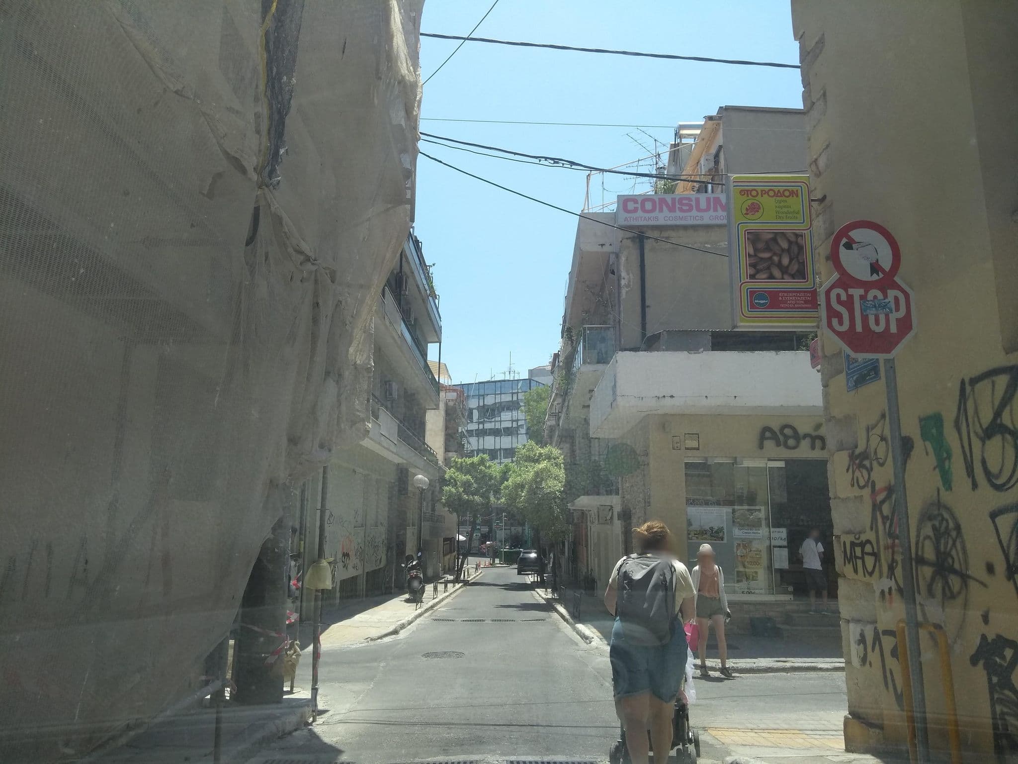 Street view near Tina Hotel - Νικολουδακησ Ιωαννησ, Chaniá — © thetornado76 (CC BY-SA · Mapillary)