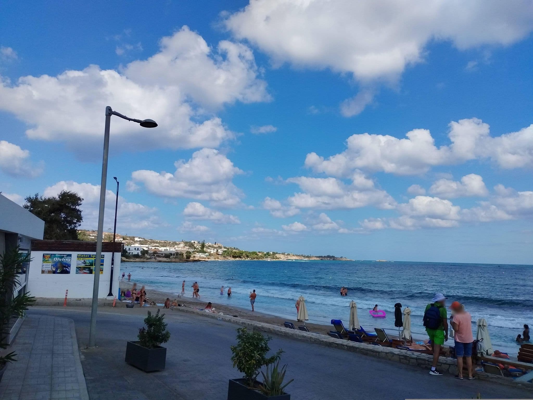 Street view near Appart Elgoni, Piskopiano, Limín Khersonísou — © peterw (CC BY-SA · Mapillary)