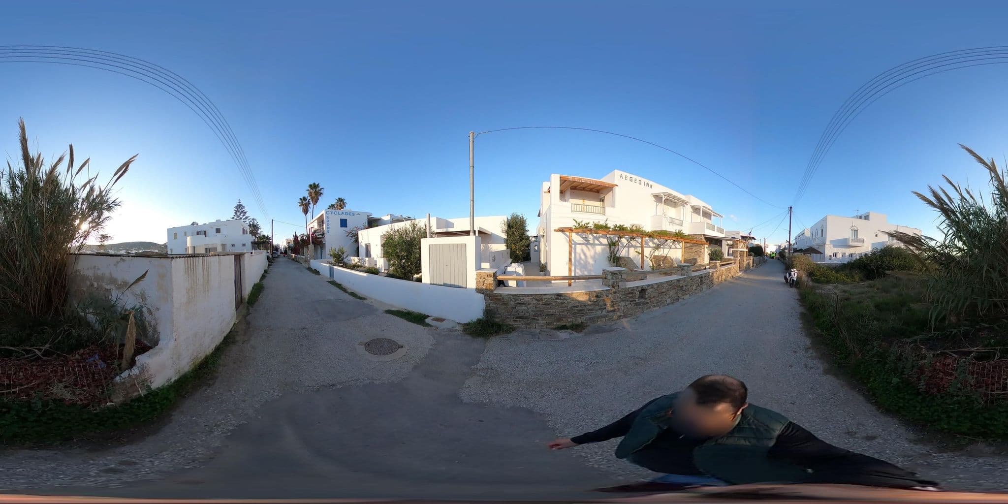 Street view near Aegeo Inn, Páros — © RoikosSA (CC BY-SA · Mapillary)