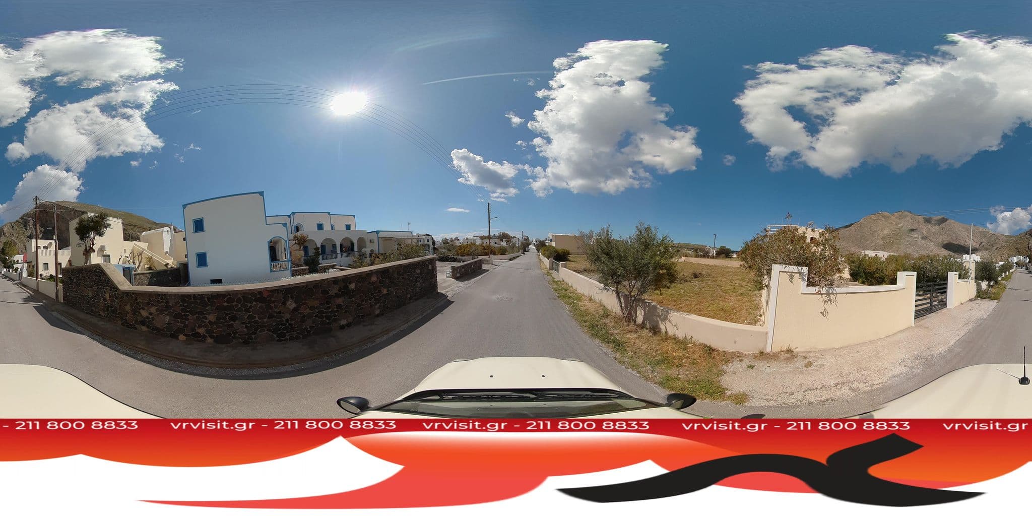 Street view near Phevos Villa, Emporeío — © VRvisit (CC BY-SA · Mapillary)