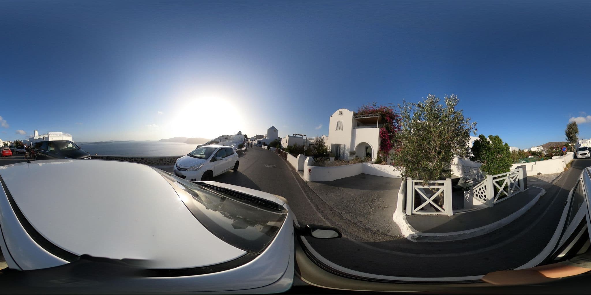 Street view near Mystique Santorini, Oía — © efikour (CC BY-SA · Mapillary)