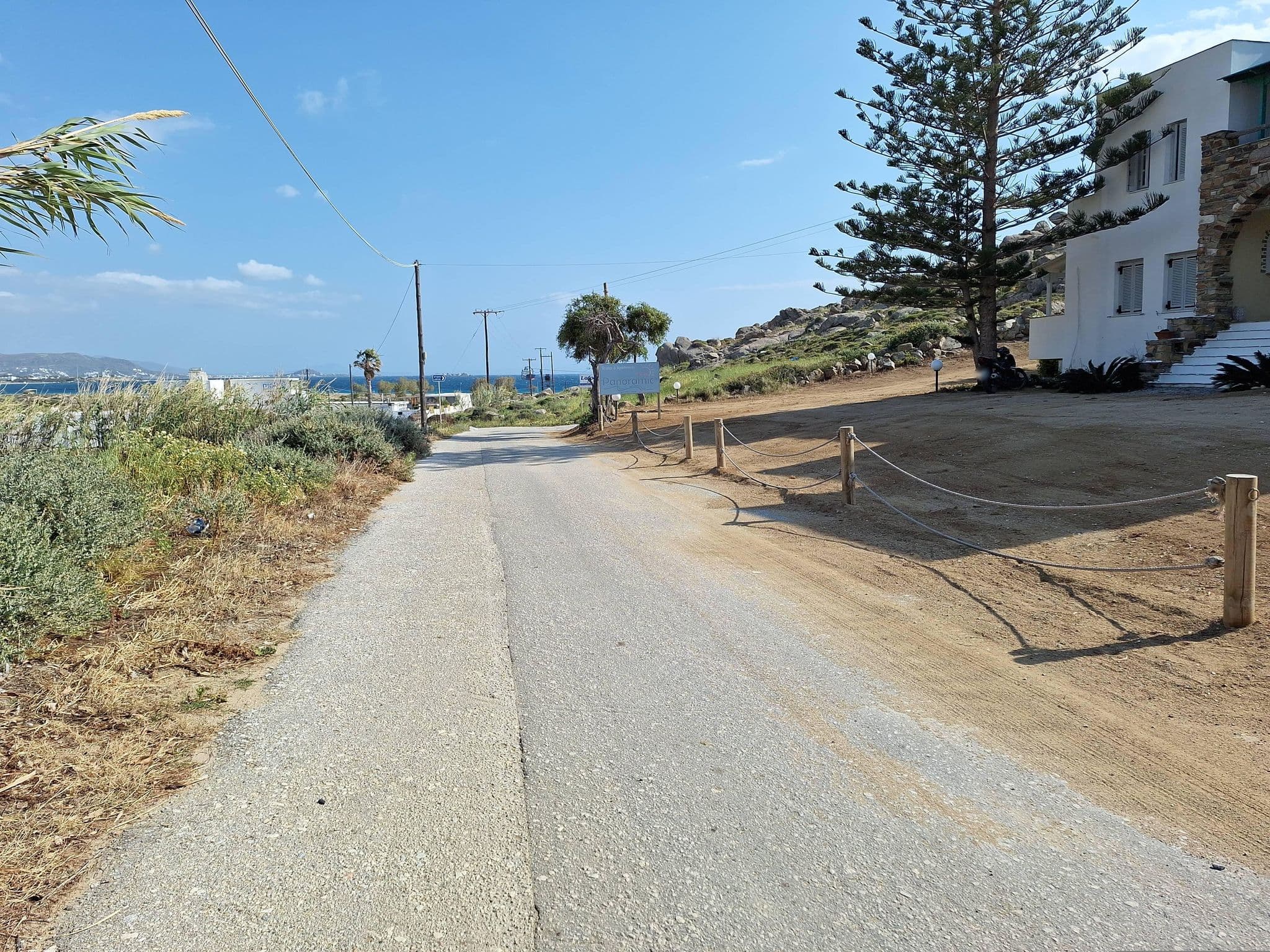 Street view near Panoramic View Studios & Apartments, Náxos — © UrbanRepair (CC BY-SA · Mapillary)