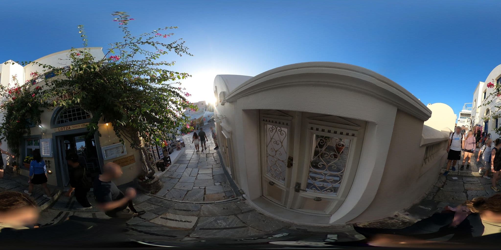 Street view near Oia Collection Villas, Oía — © efikour (CC BY-SA · Mapillary)